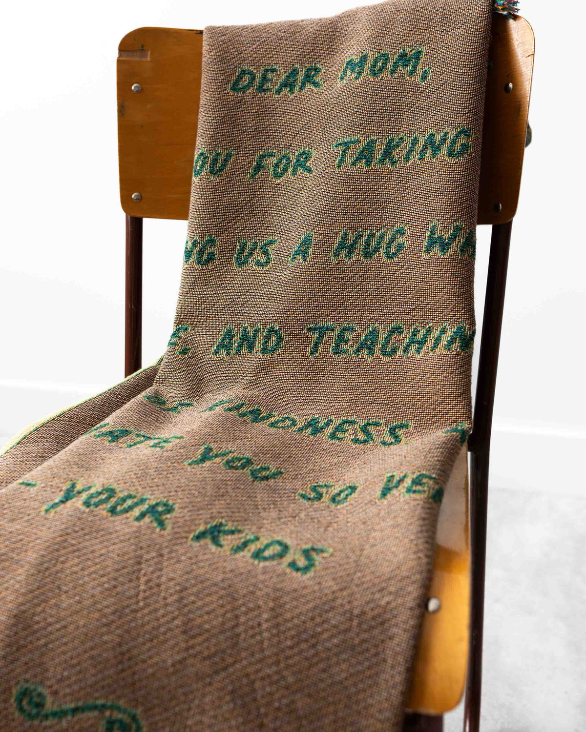 Letter Blanket: Plaid