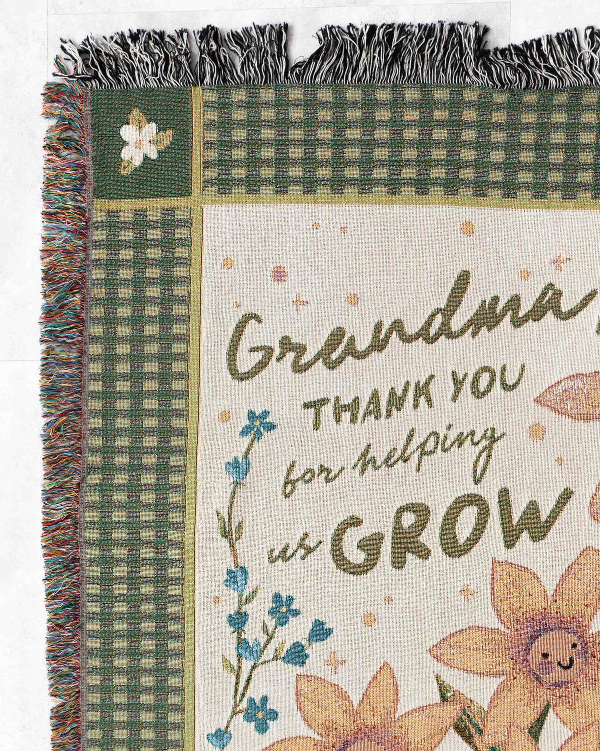 Grateful Garden Personalized Blanket