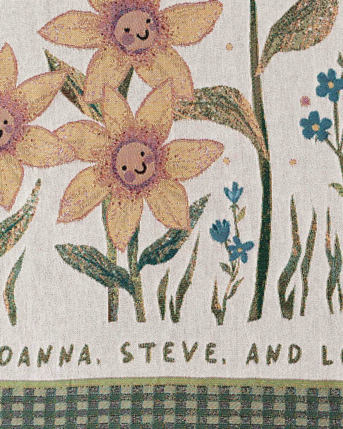 Grateful Garden Personalized Blanket