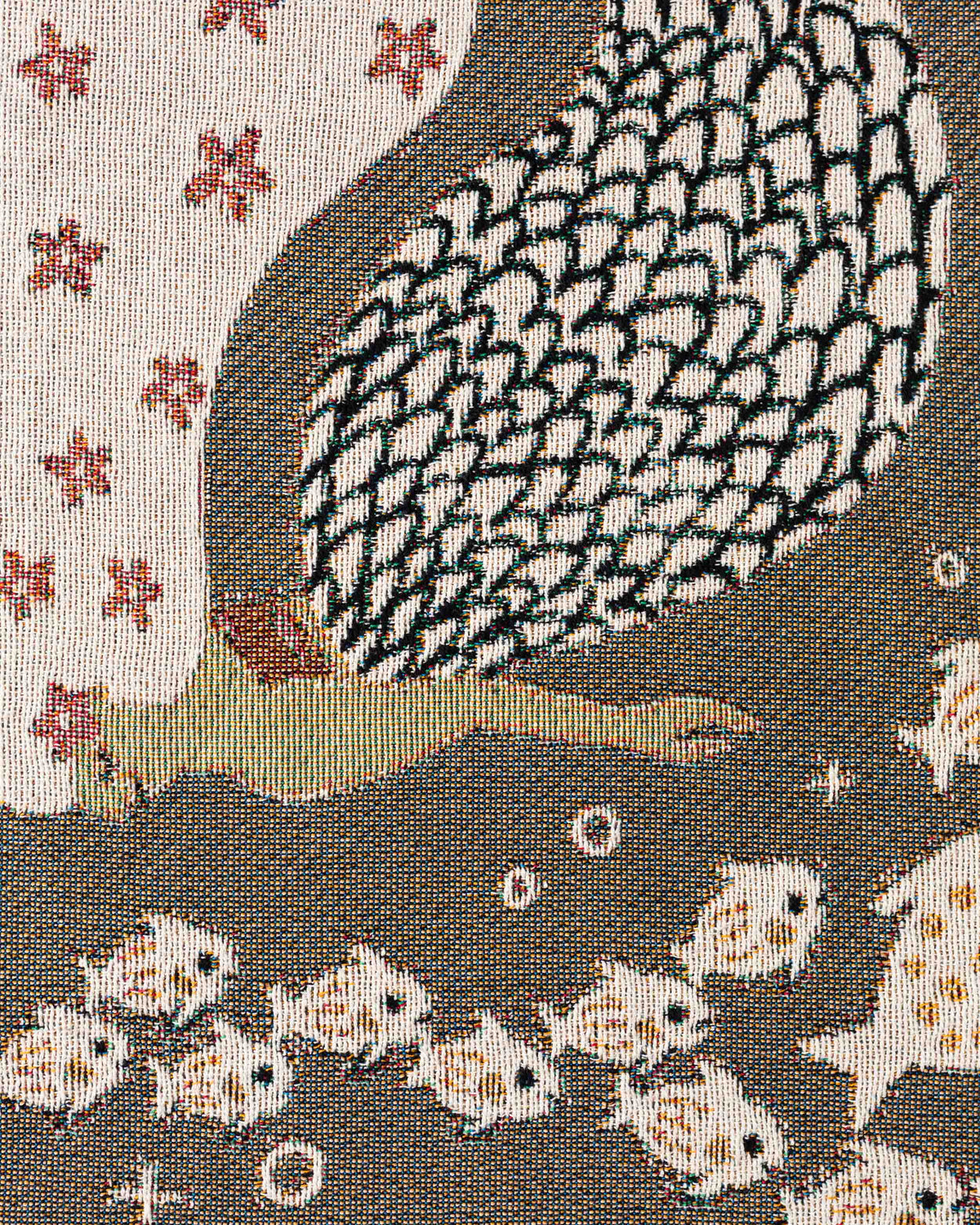 Mermaids Throw Blanket (Beige)