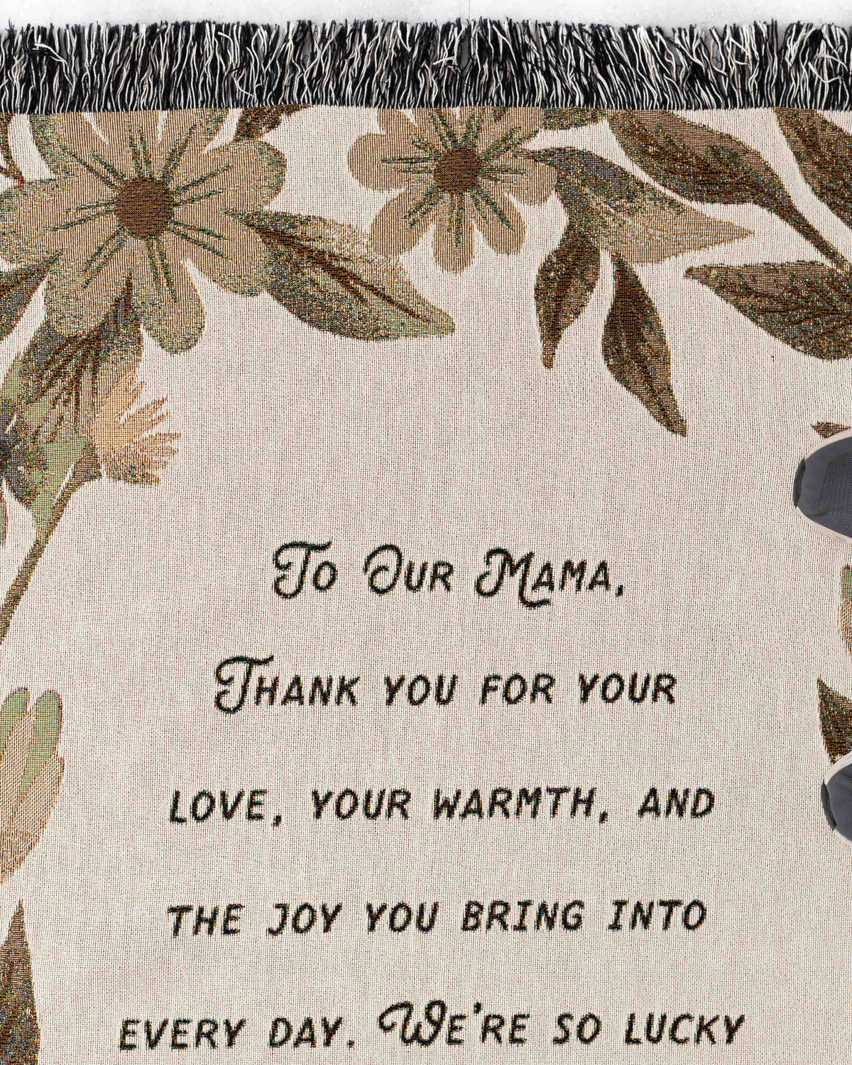 Letter Blanket: Floral