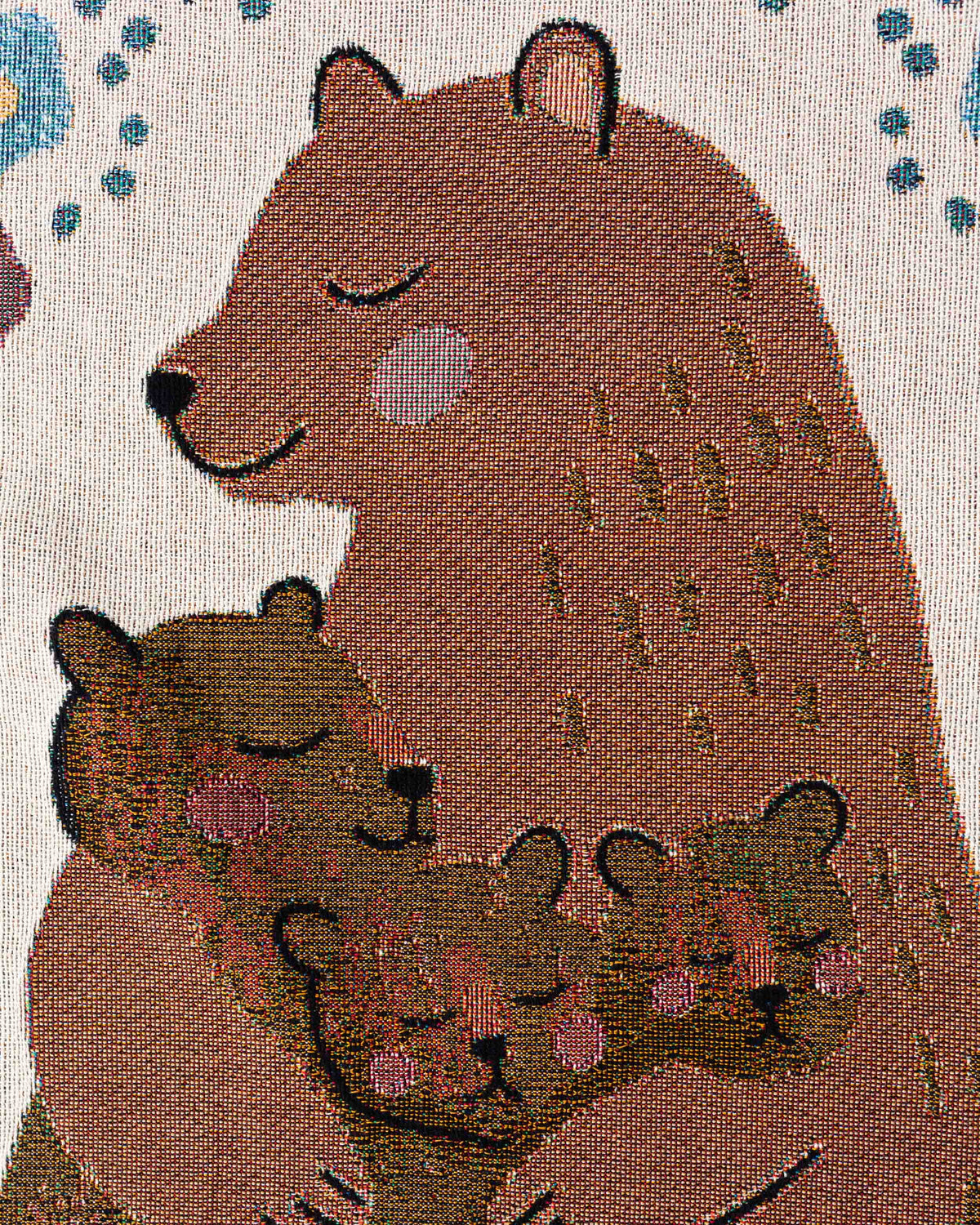 Mama Bear Blanket (White)