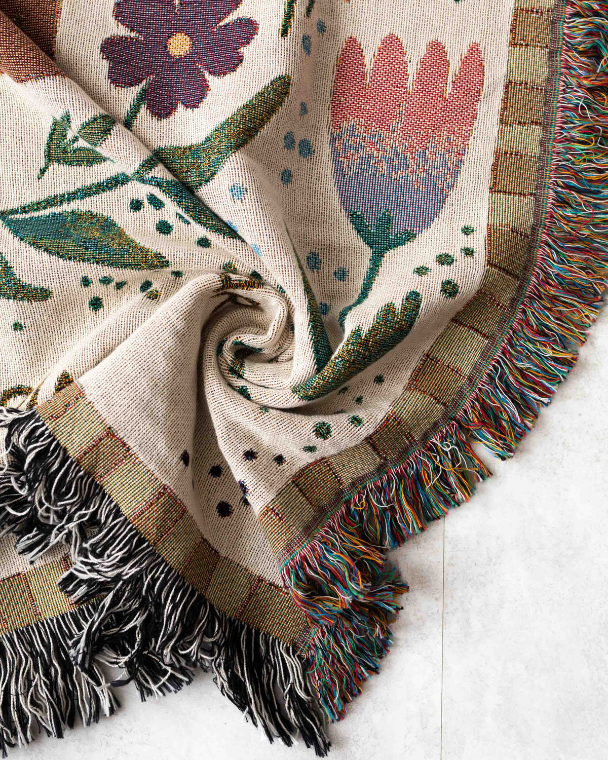 Mama Bear Blanket (White)