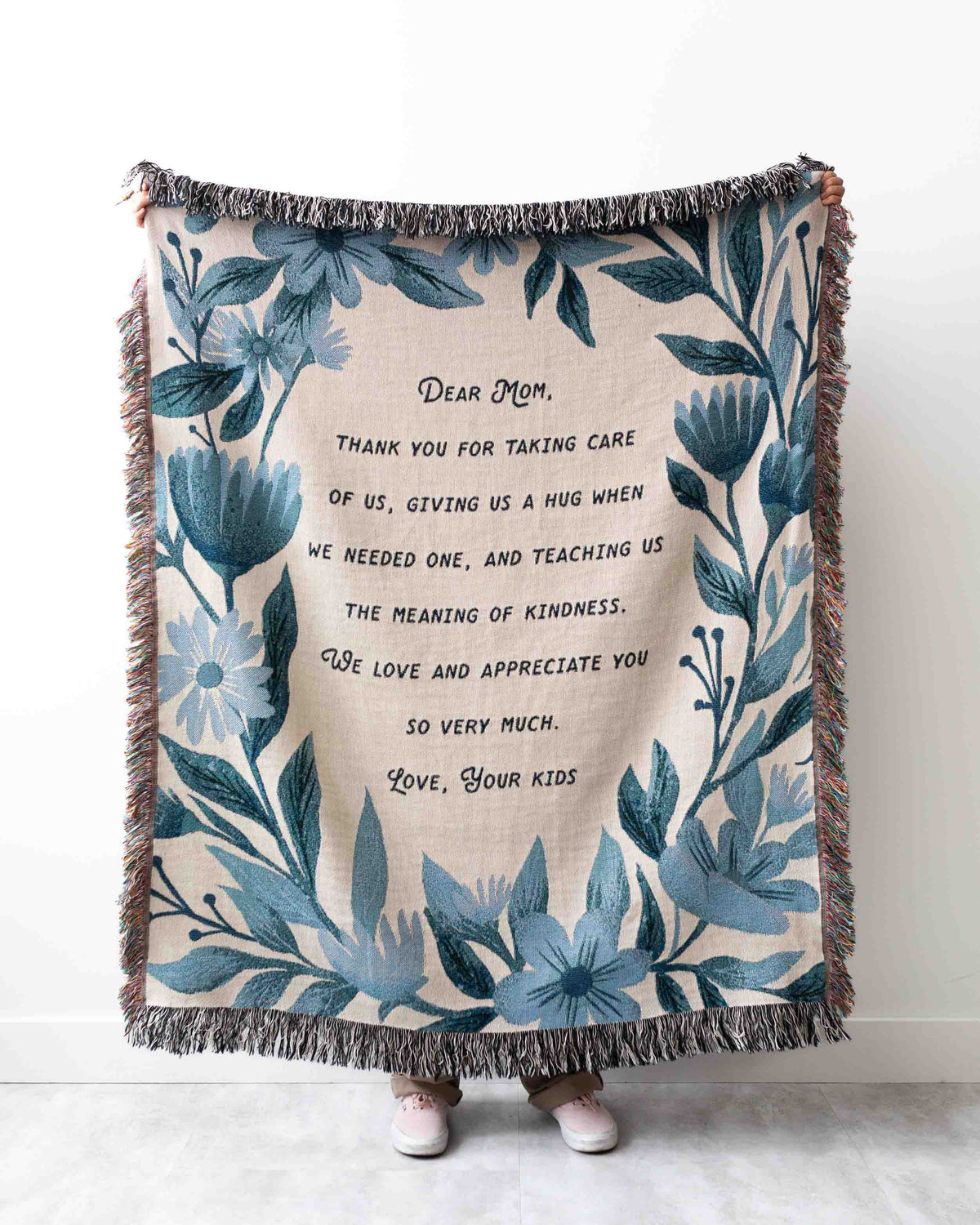 Letter Blanket: Floral