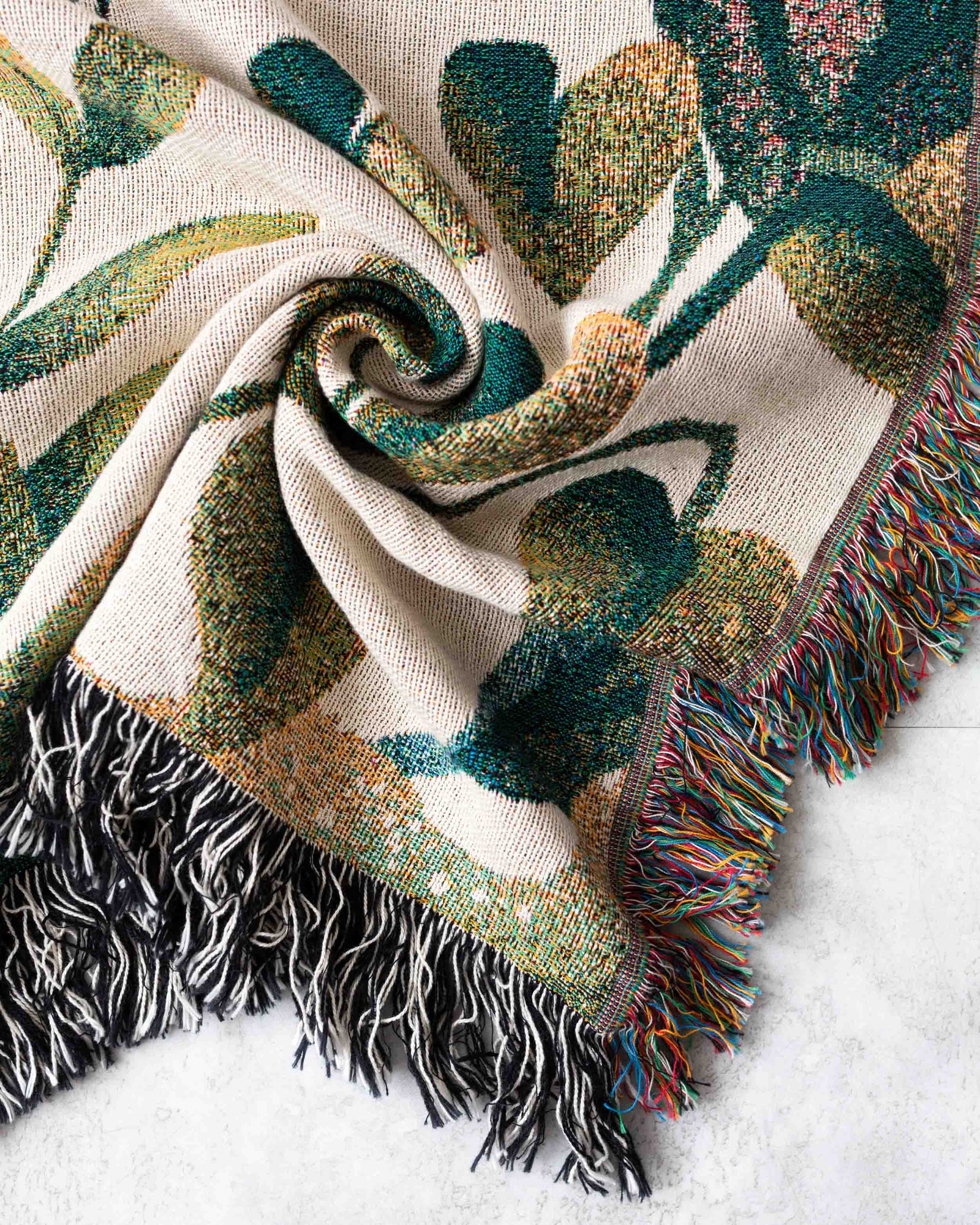 Botanical Letter Blanket