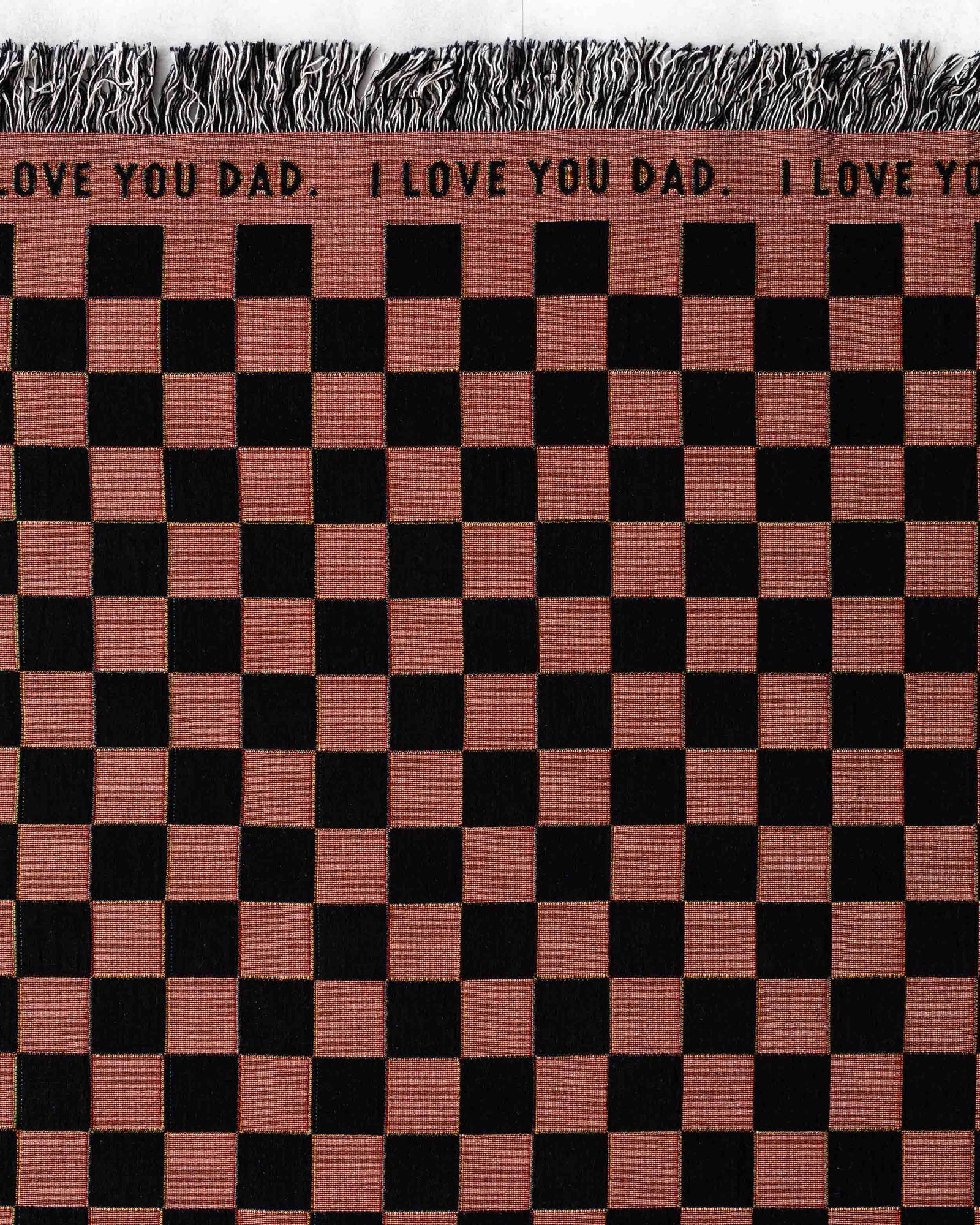 Checkerboard Custom Message Blanket