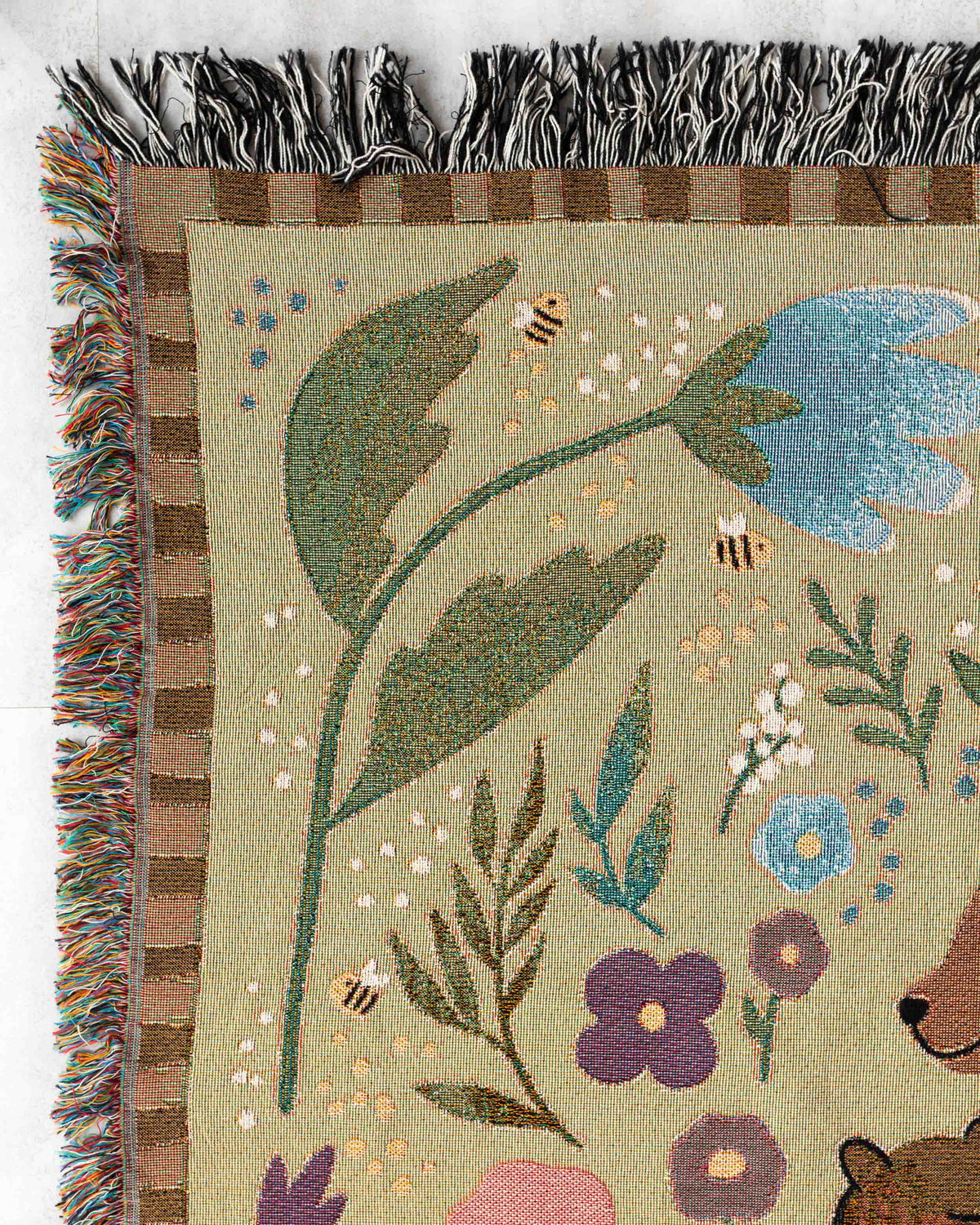 Mama Bear Blanket (Beige)