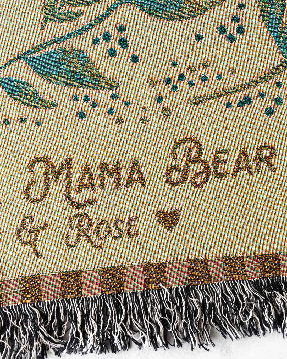 Mama Bear Blanket (Beige)