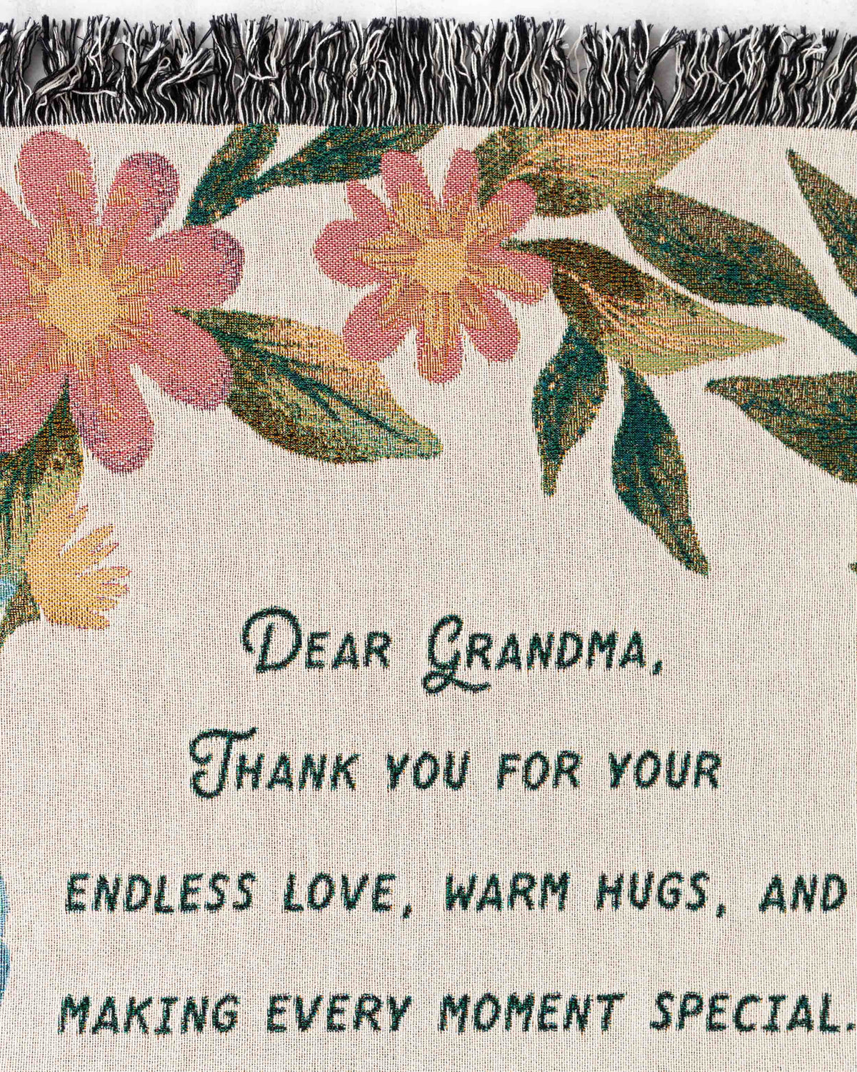 Letter Blanket: Floral