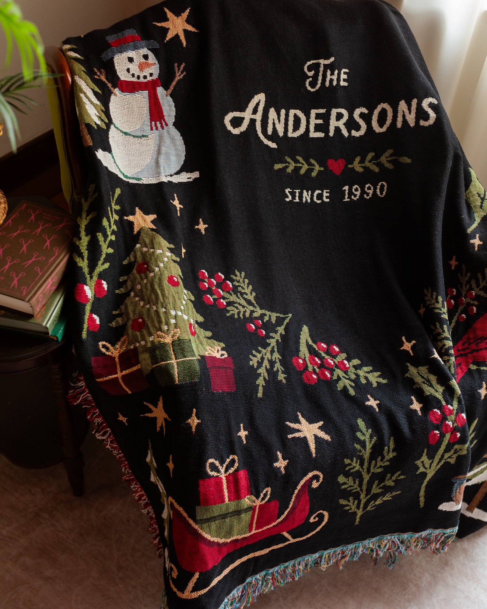 Christmas Woodland Blanket