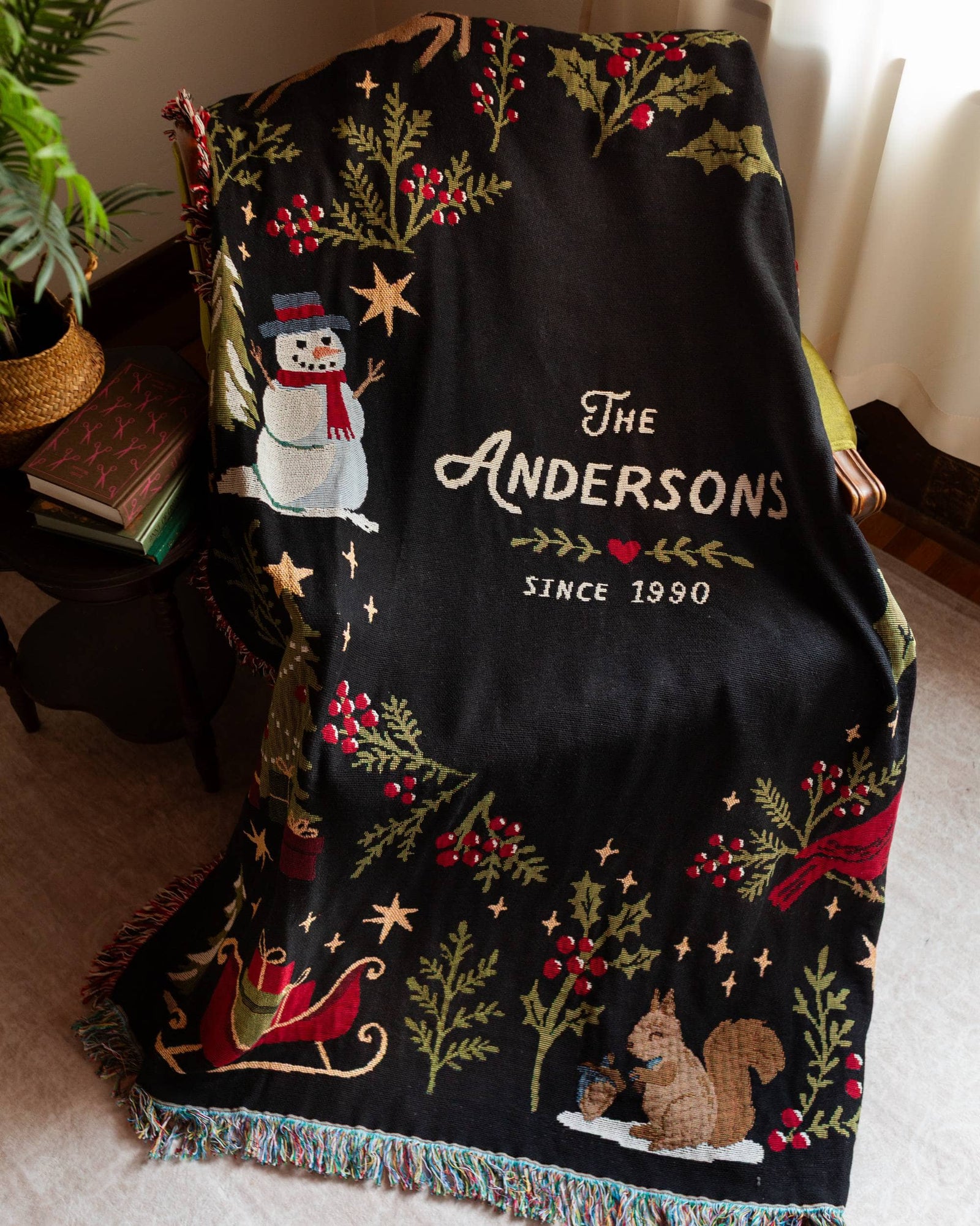 Christmas Woodland Blanket