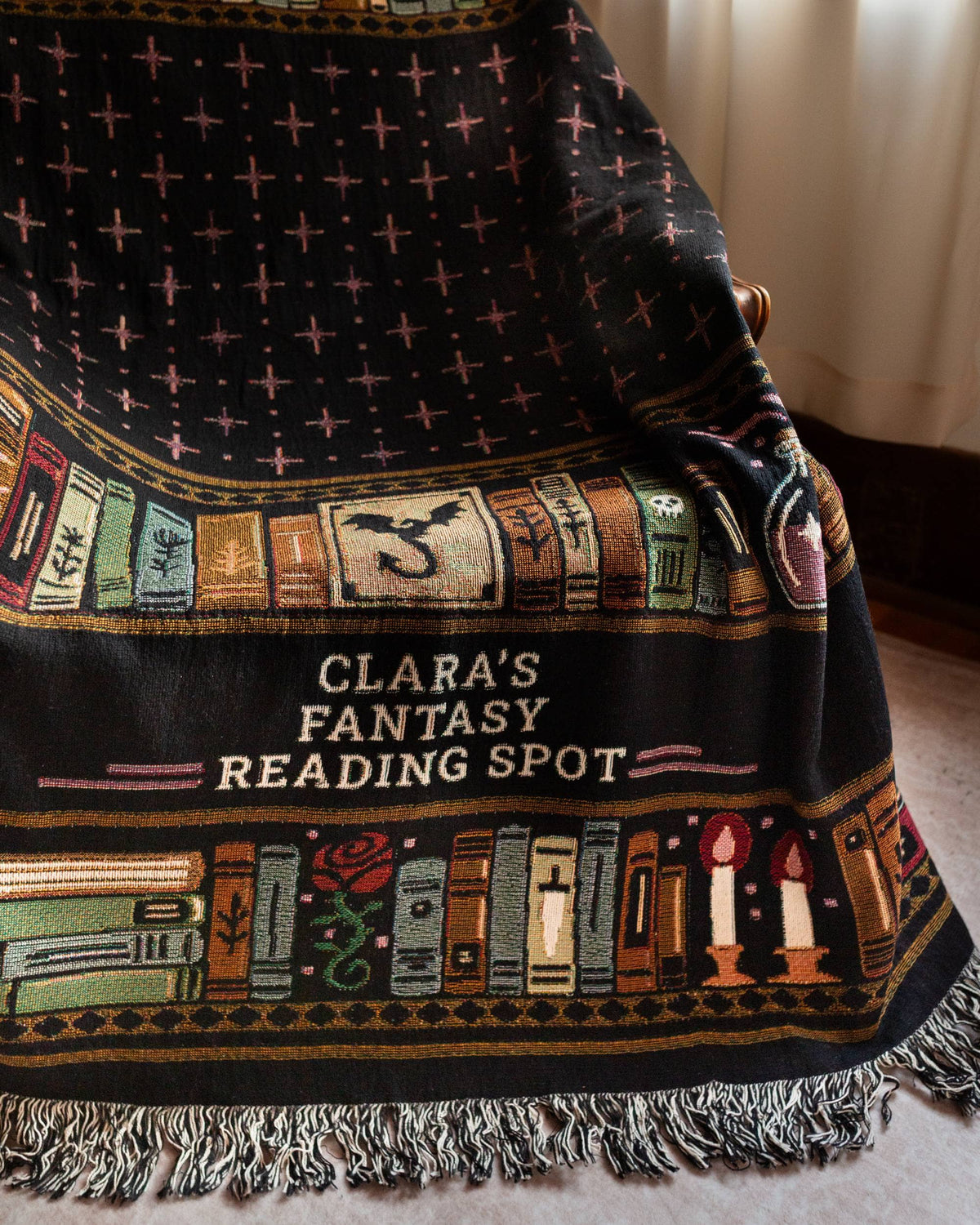 Fantasy Book Blanket