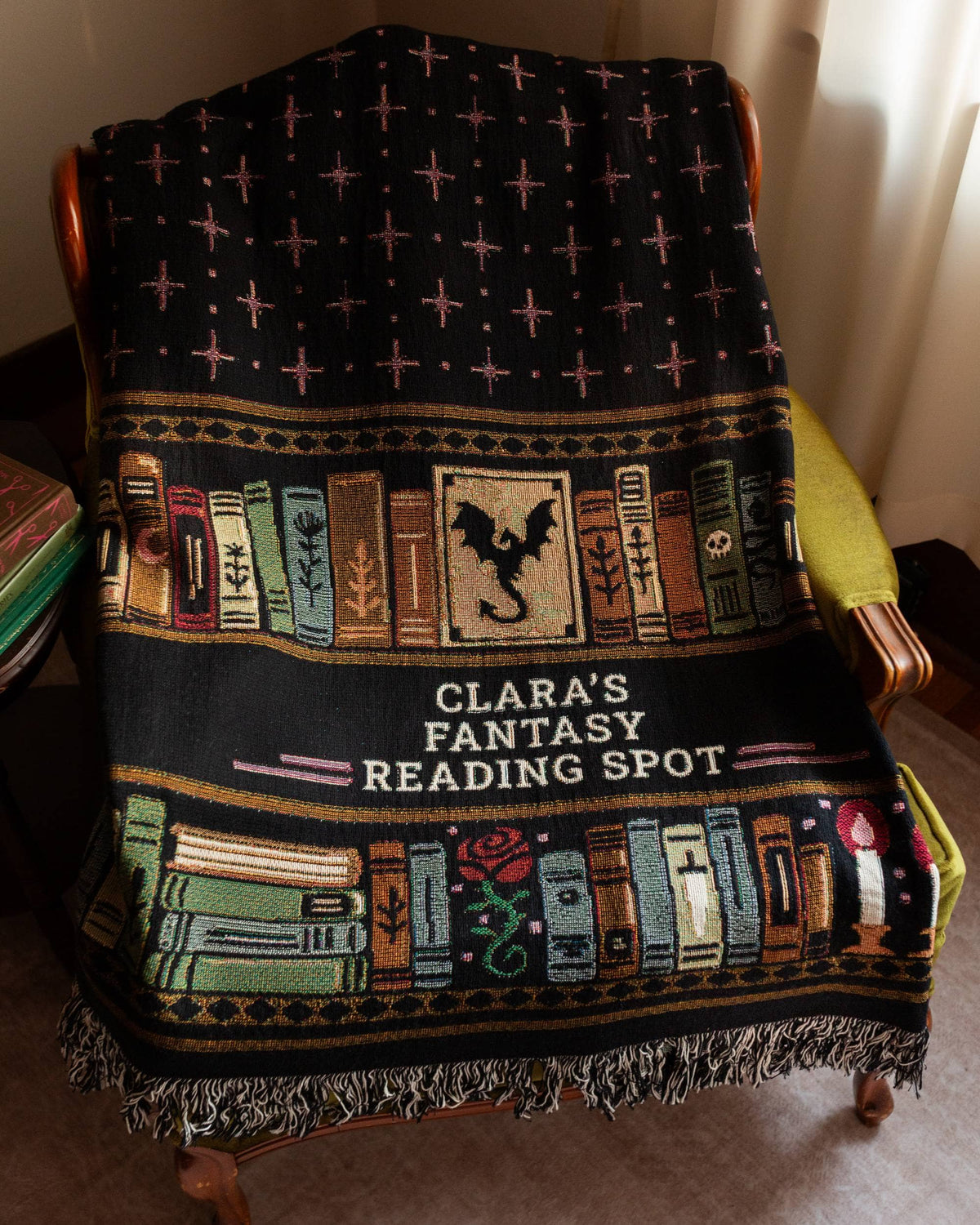 Fantasy Book Blanket