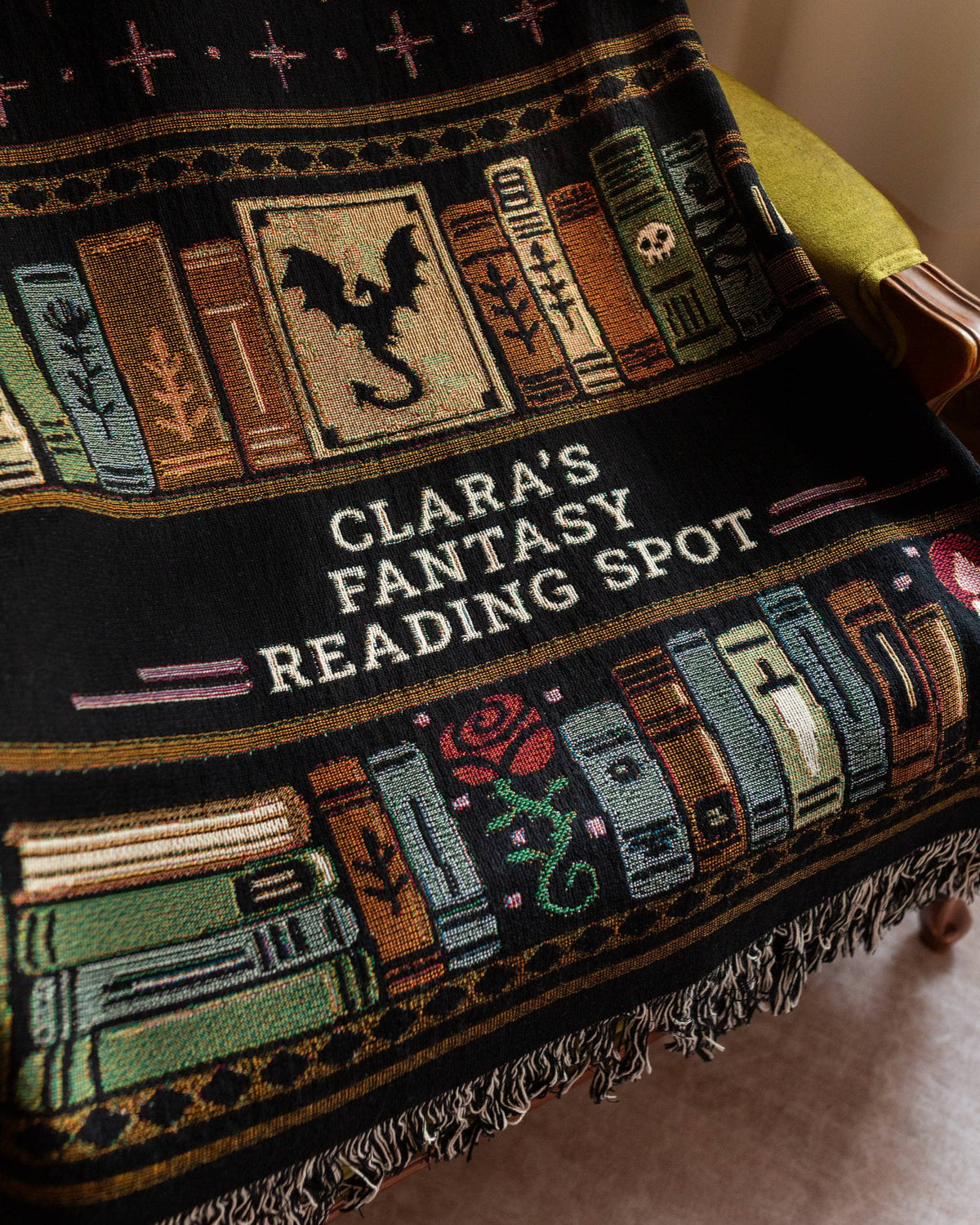 Fantasy Book Blanket