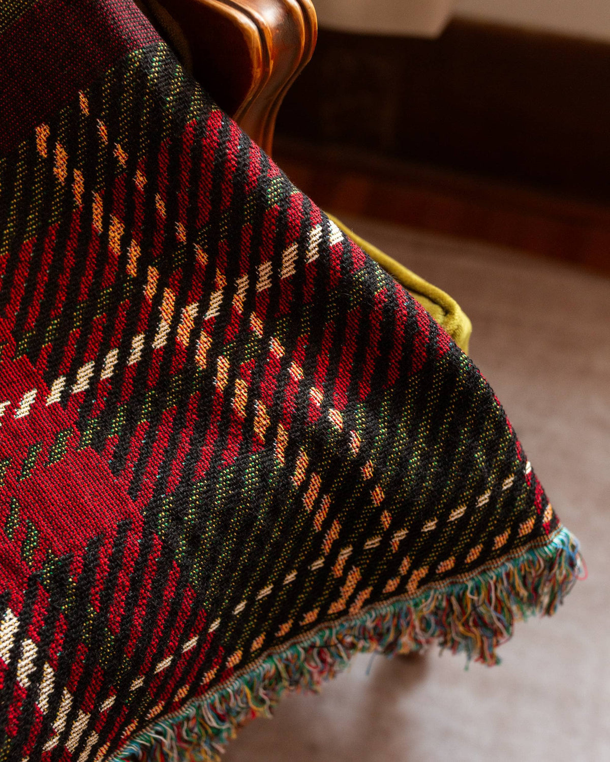 Christmas Plaid Name Blanket