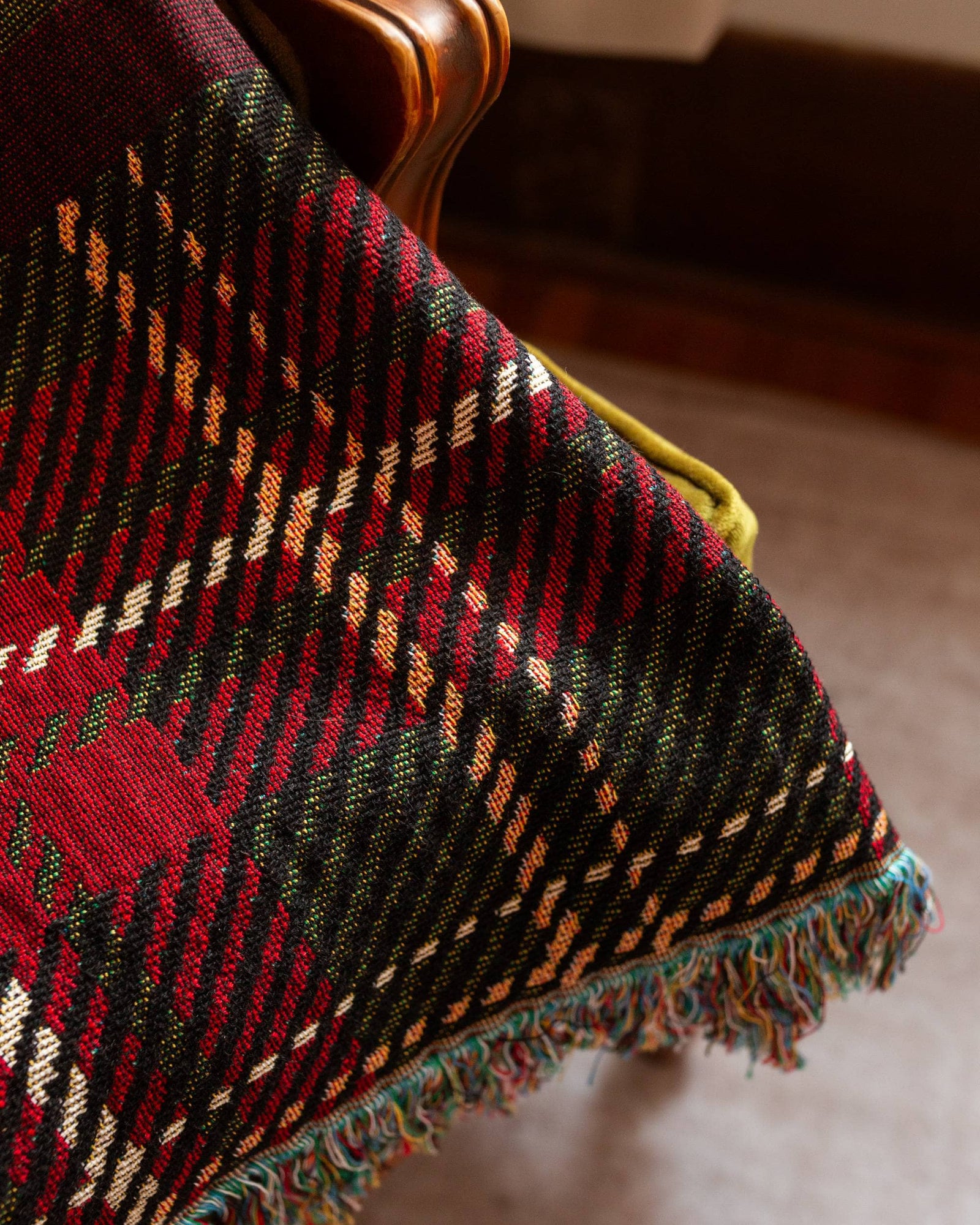 Christmas Plaid Name Blanket