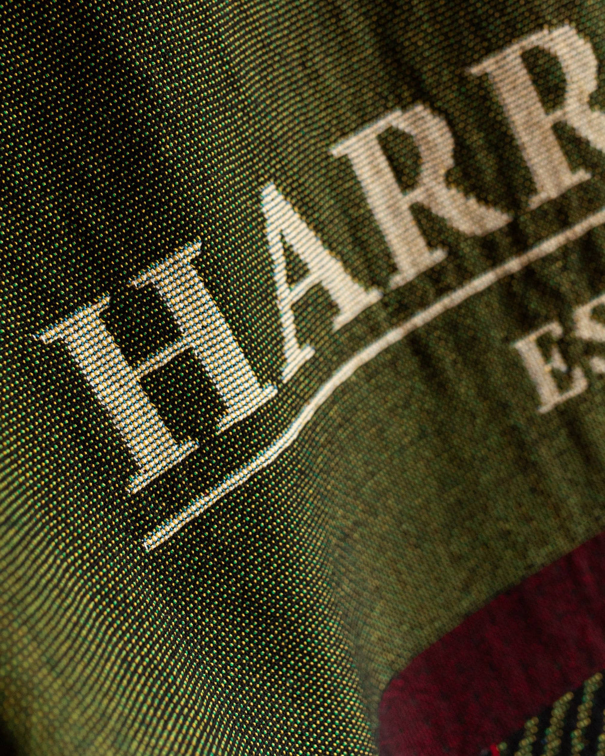 Christmas Plaid Name Blanket