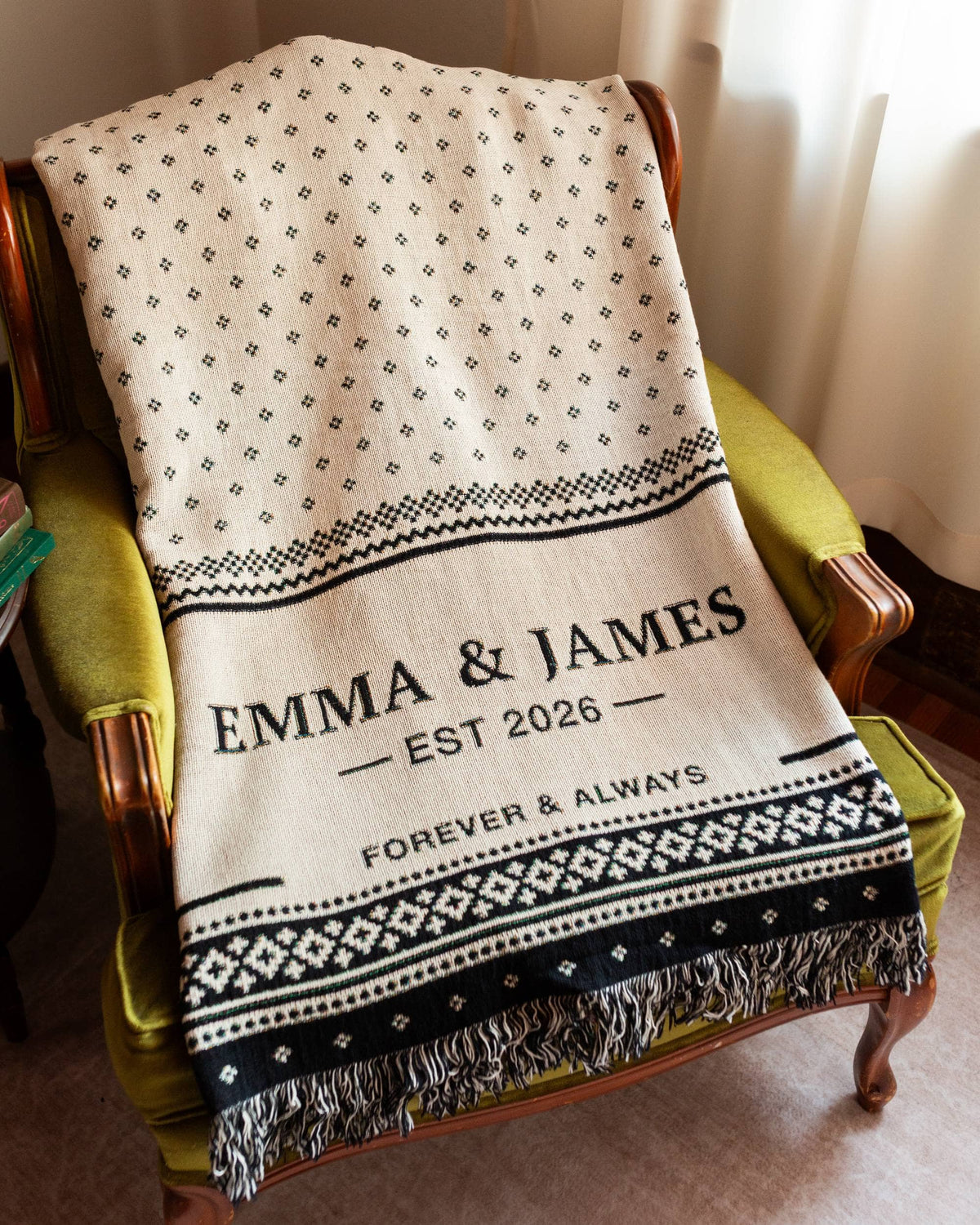 Couples Name Blanket