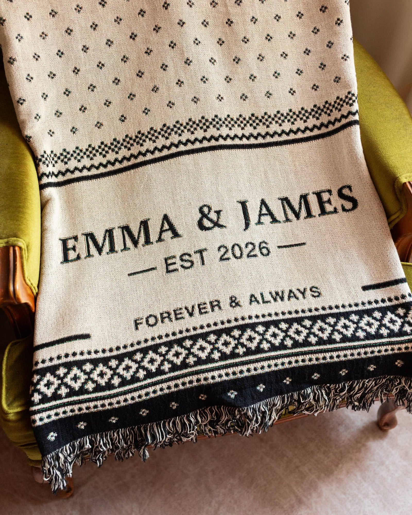 Couples Name Blanket