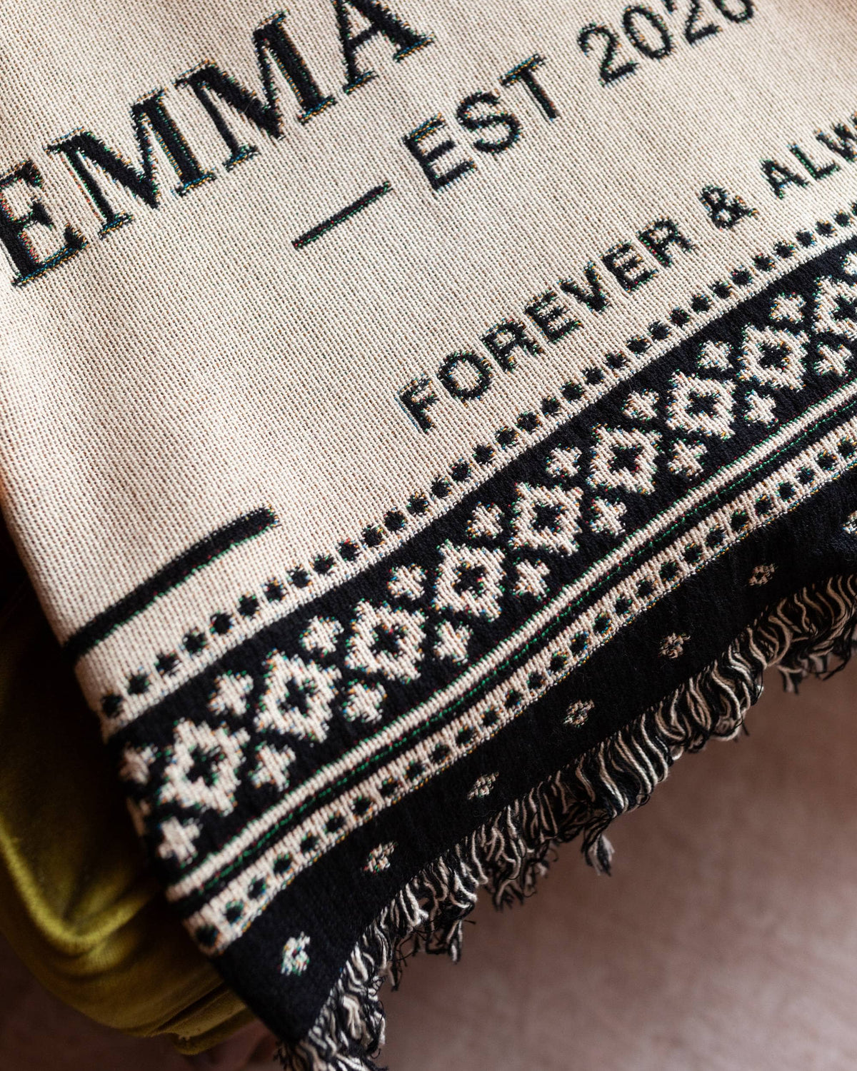 Couples Name Blanket