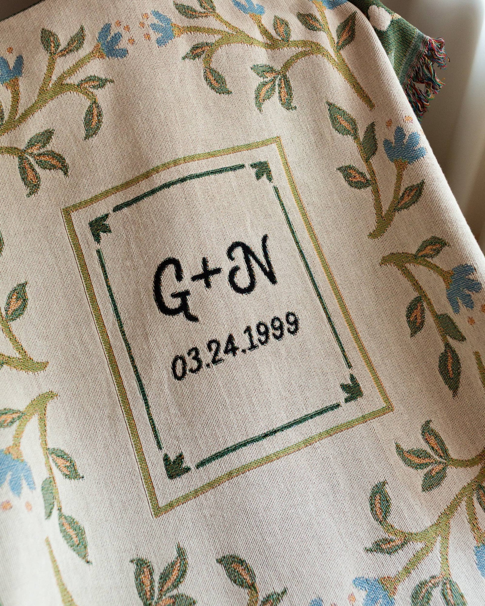 Floral Anniversary Blanket