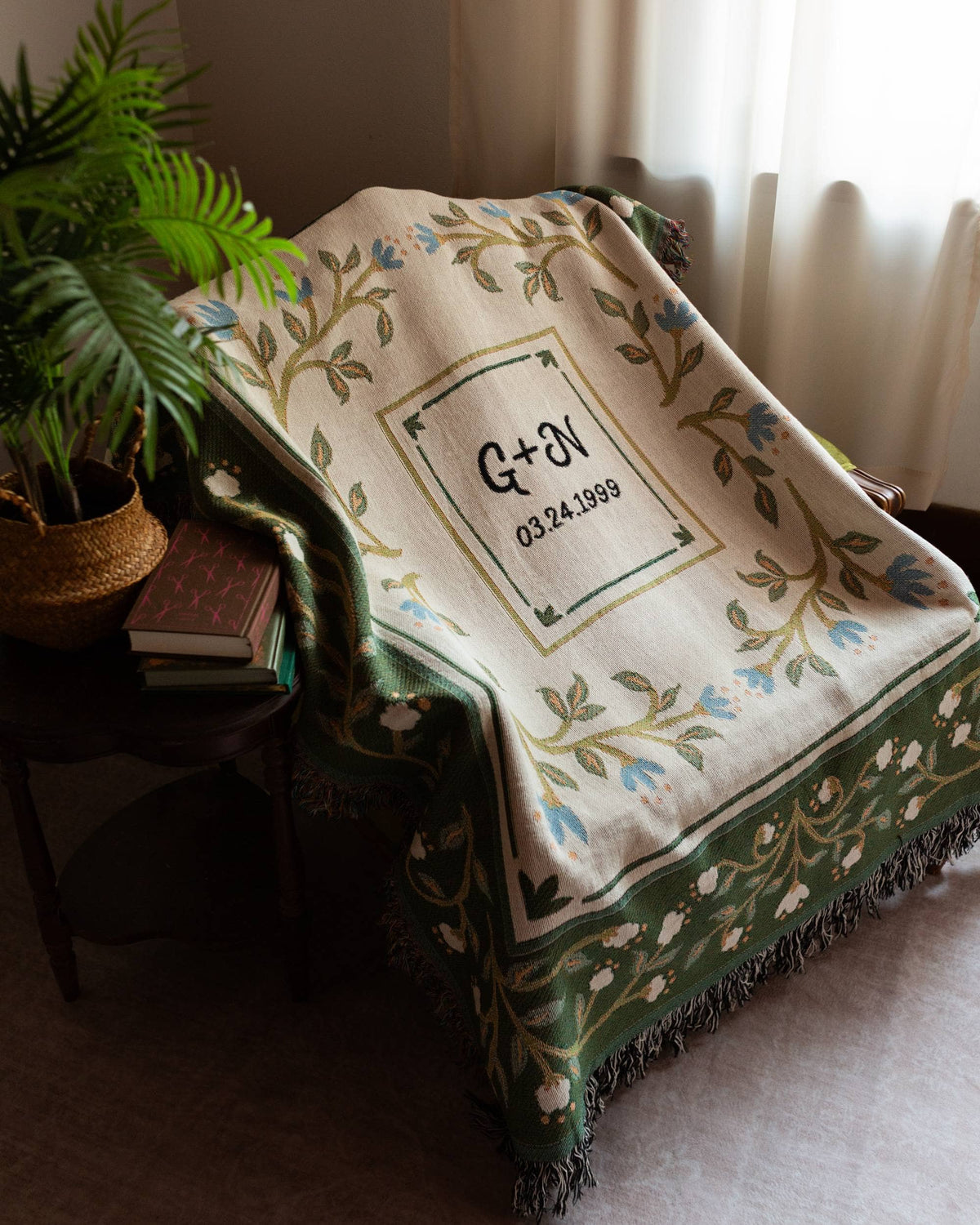 Floral Anniversary Blanket