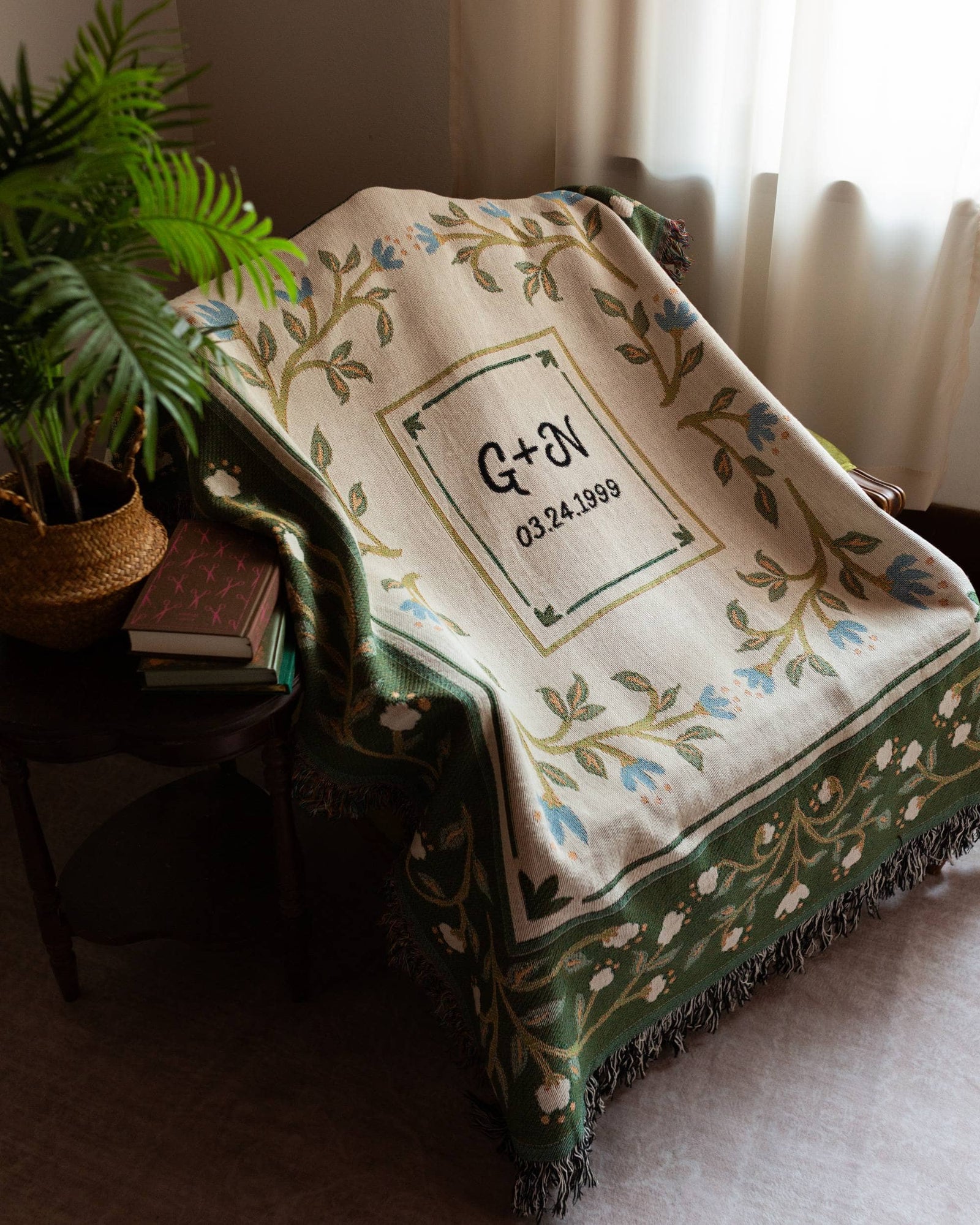 Floral Anniversary Blanket