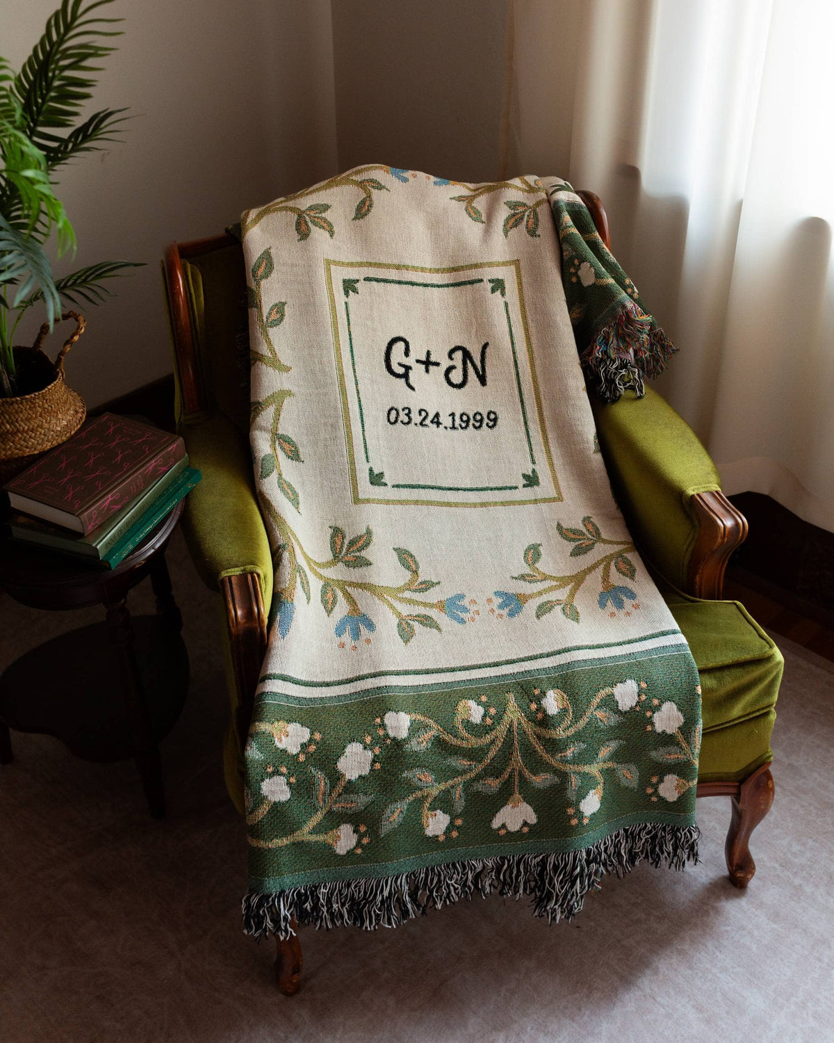 Floral Anniversary Blanket