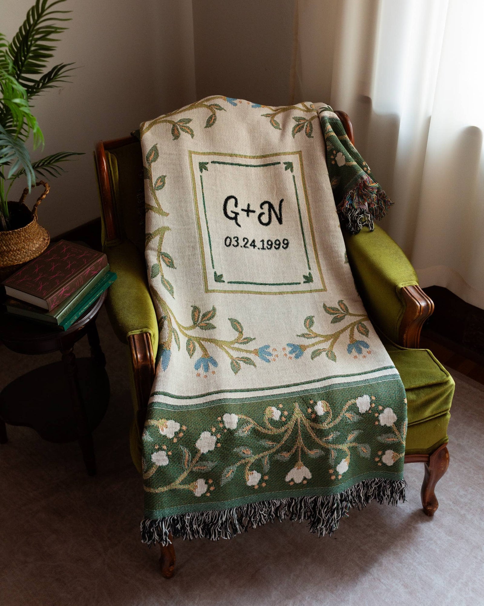 Floral Anniversary Blanket