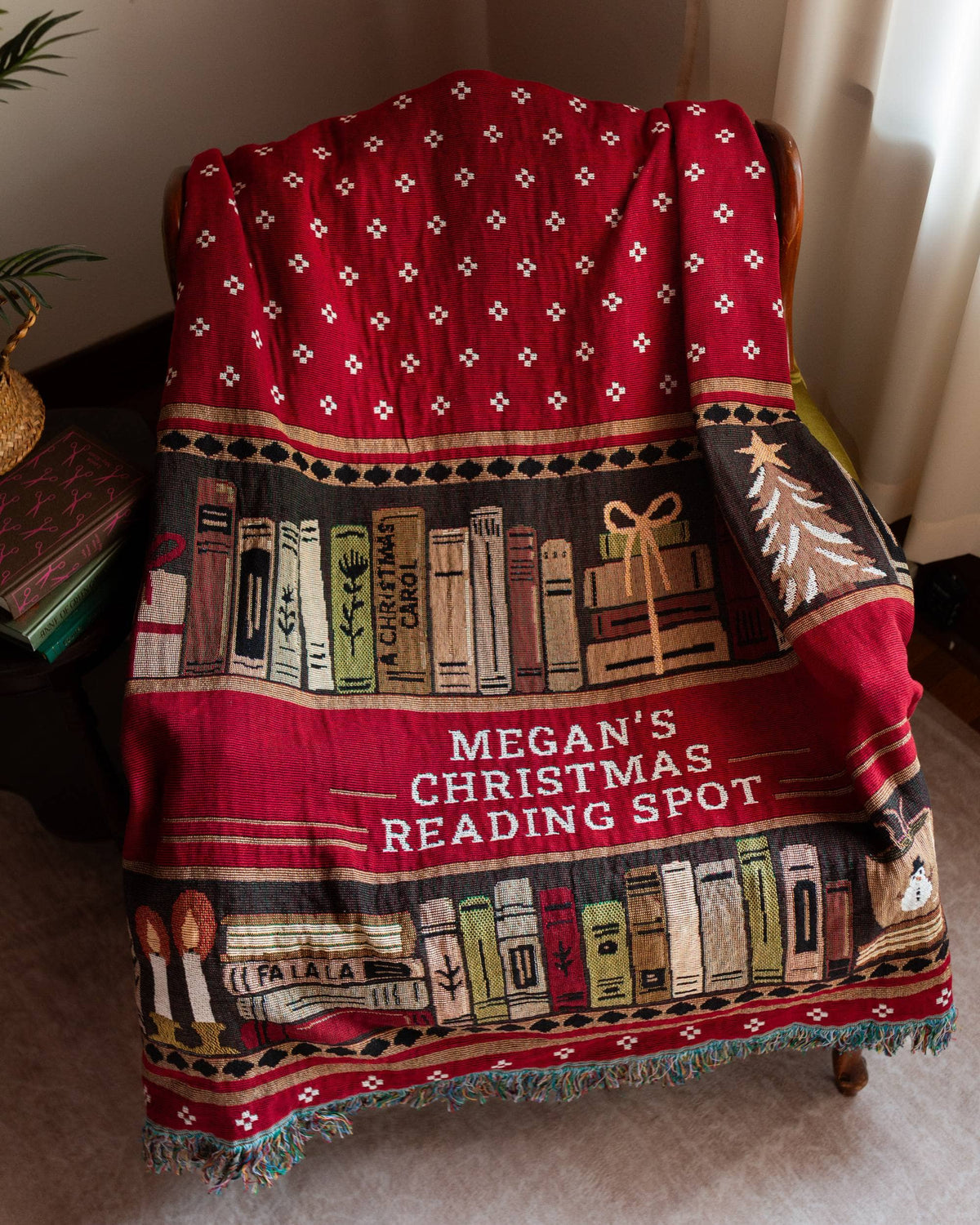 Christmas Books Blanket