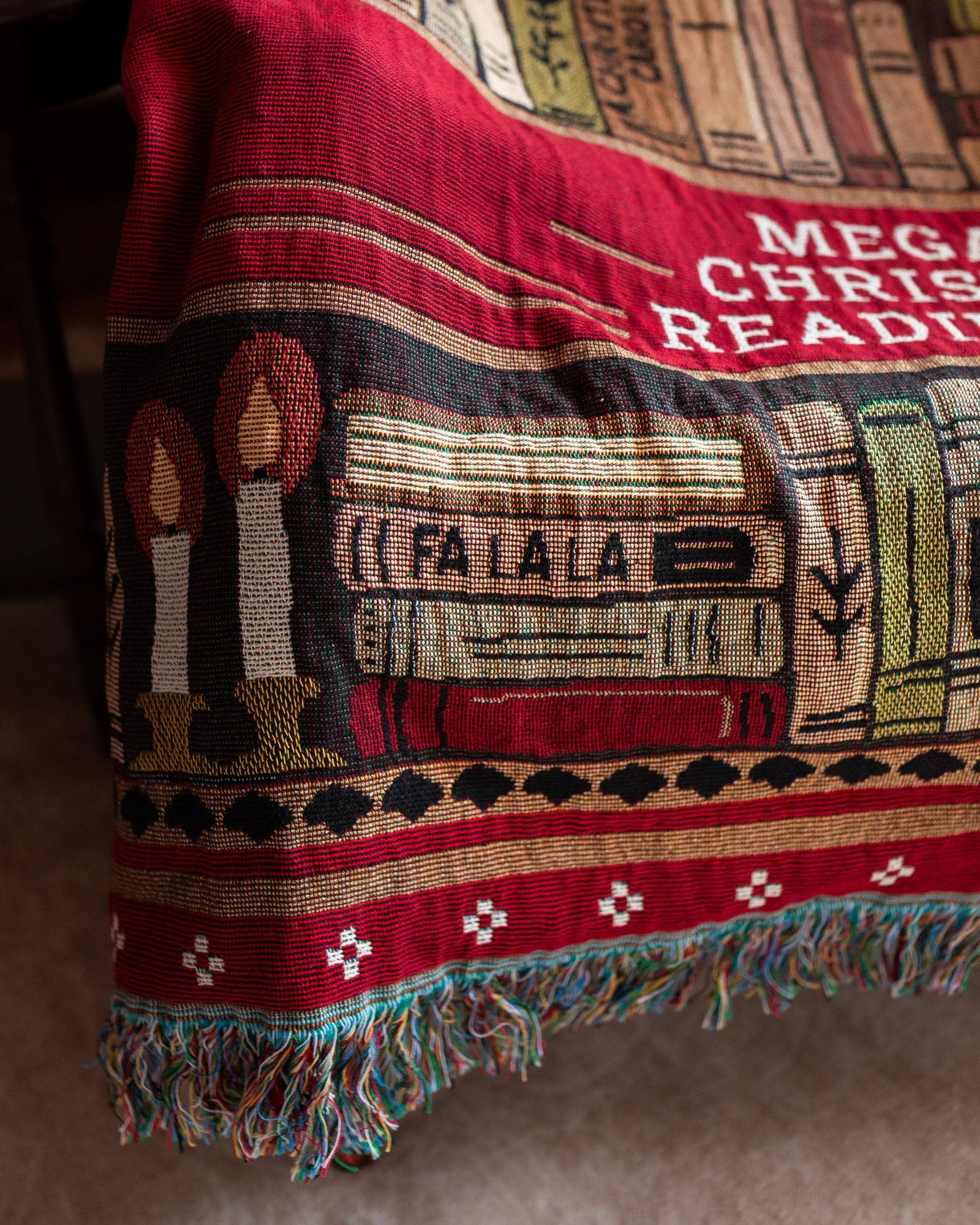 Christmas Books Blanket