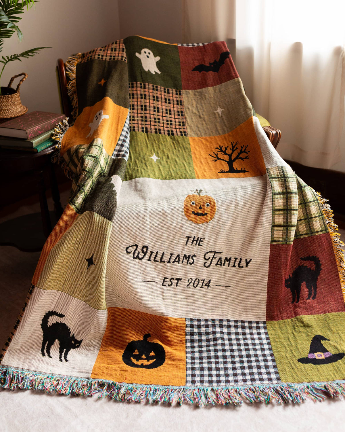 Halloween Patchwork Blanket