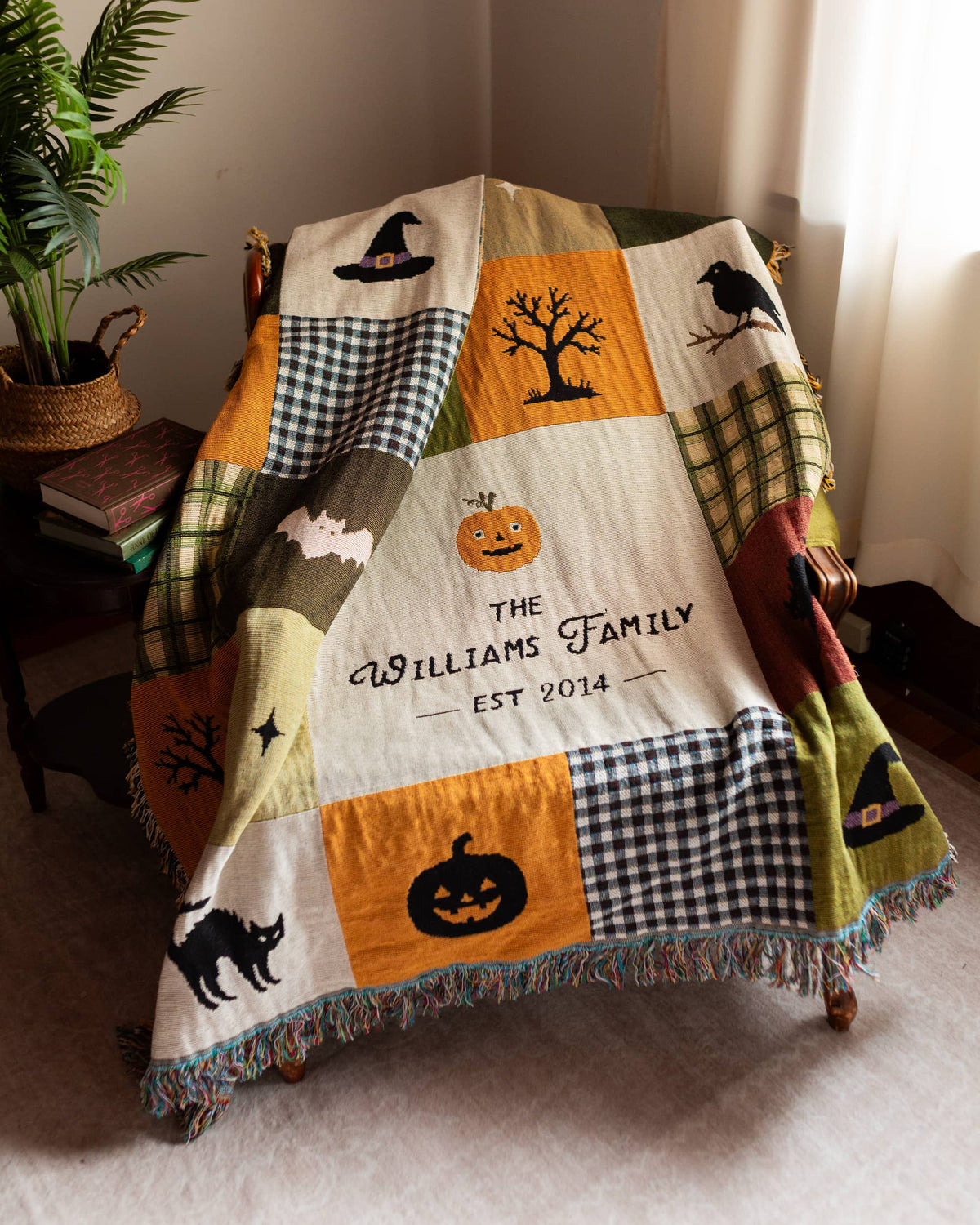 Halloween Patchwork Blanket