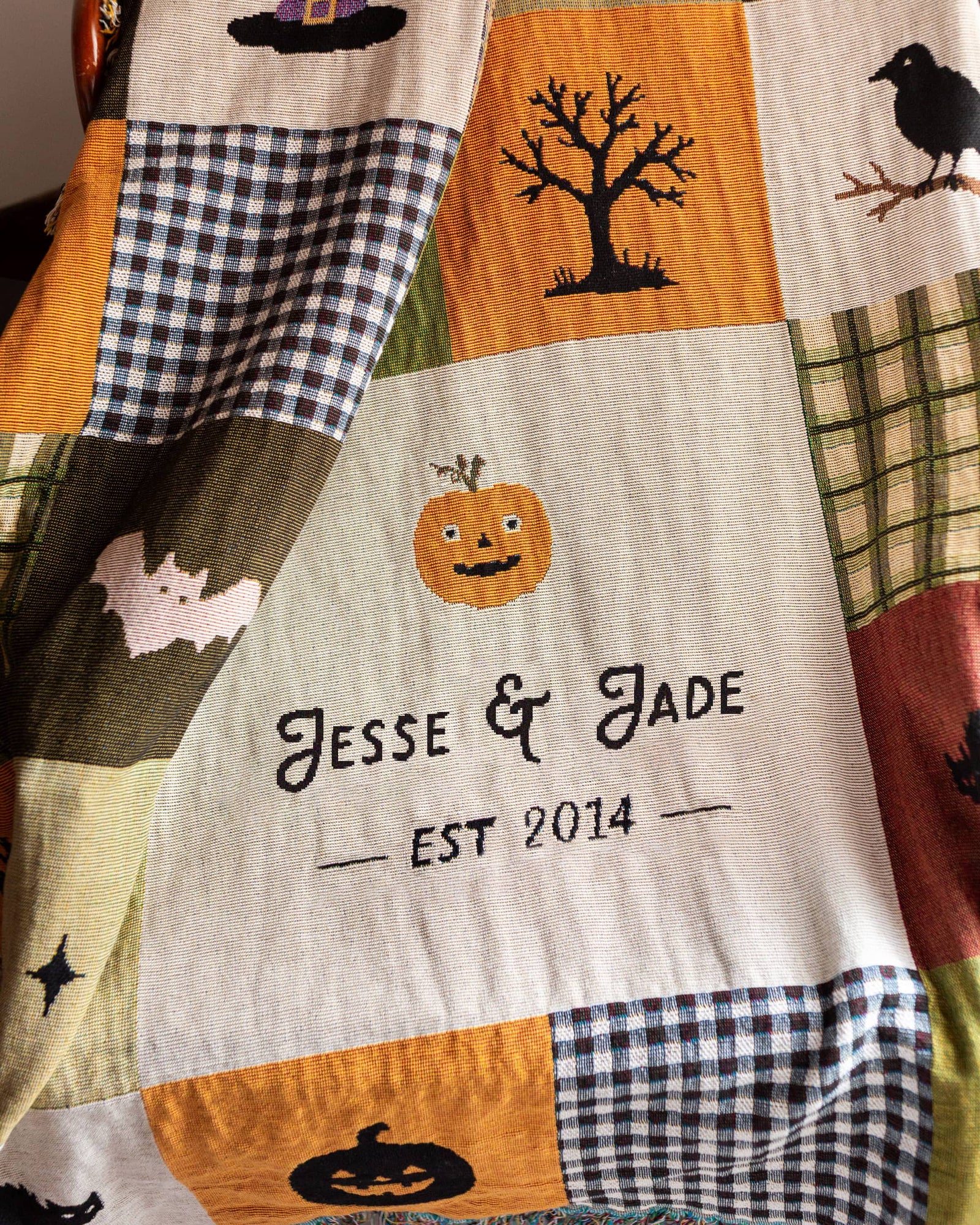 Halloween Patchwork Blanket