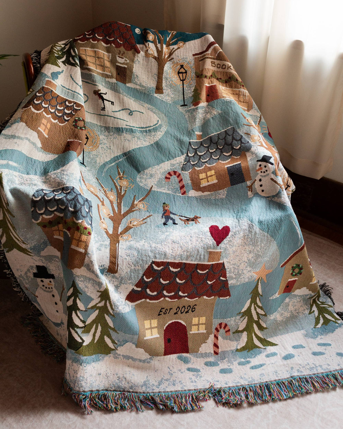 Christmas Village Blanket