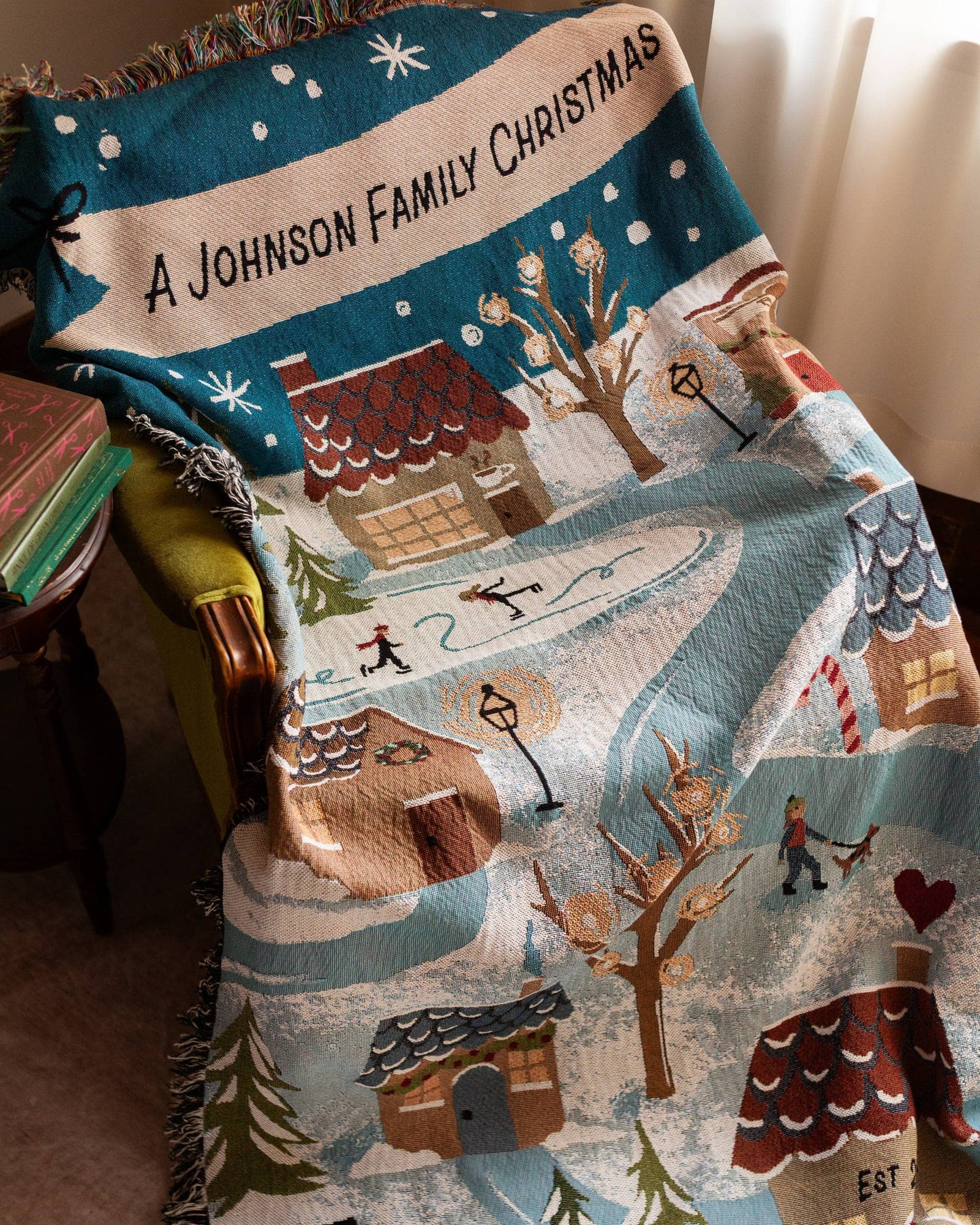 Christmas Village Blanket