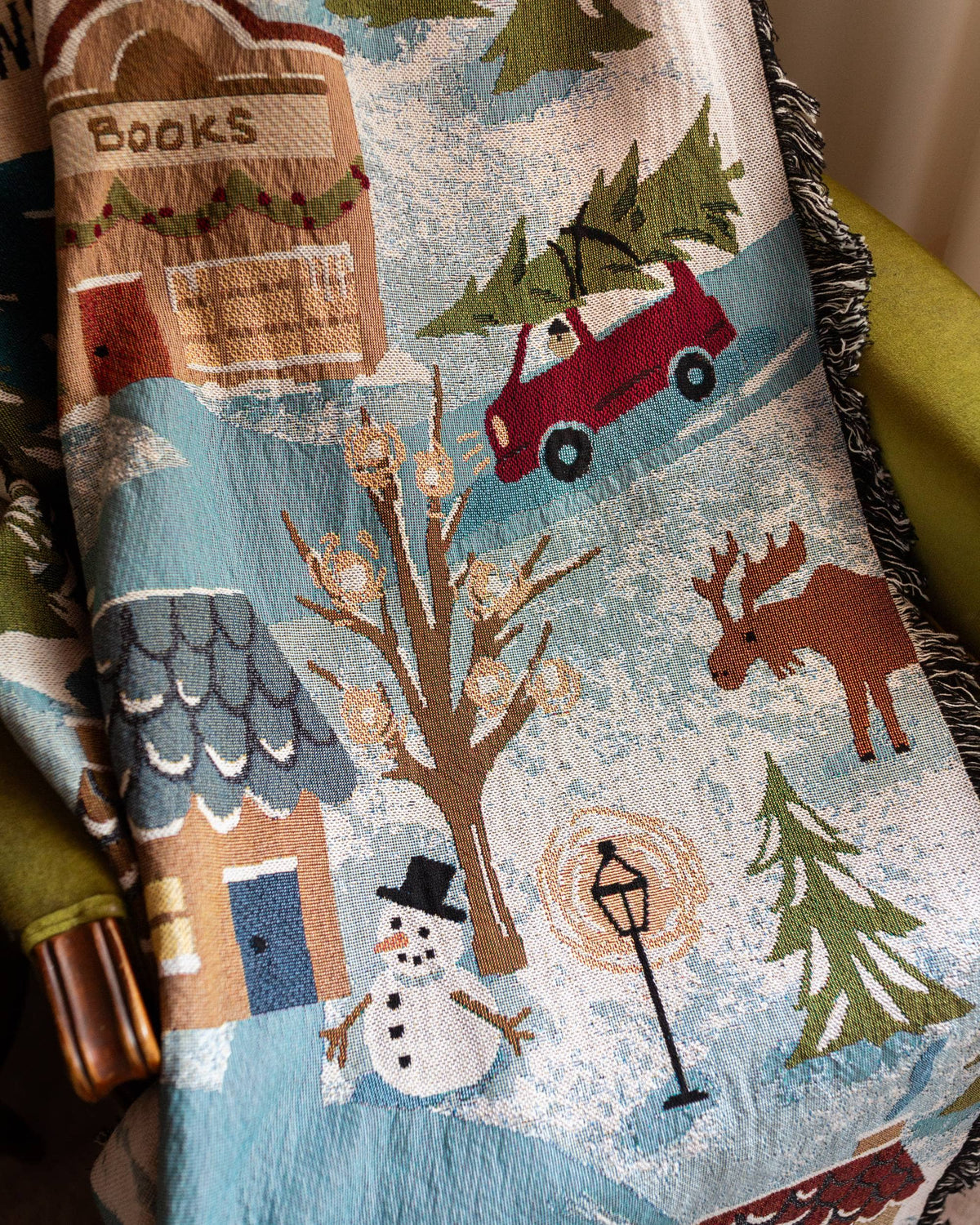 Christmas Village Blanket