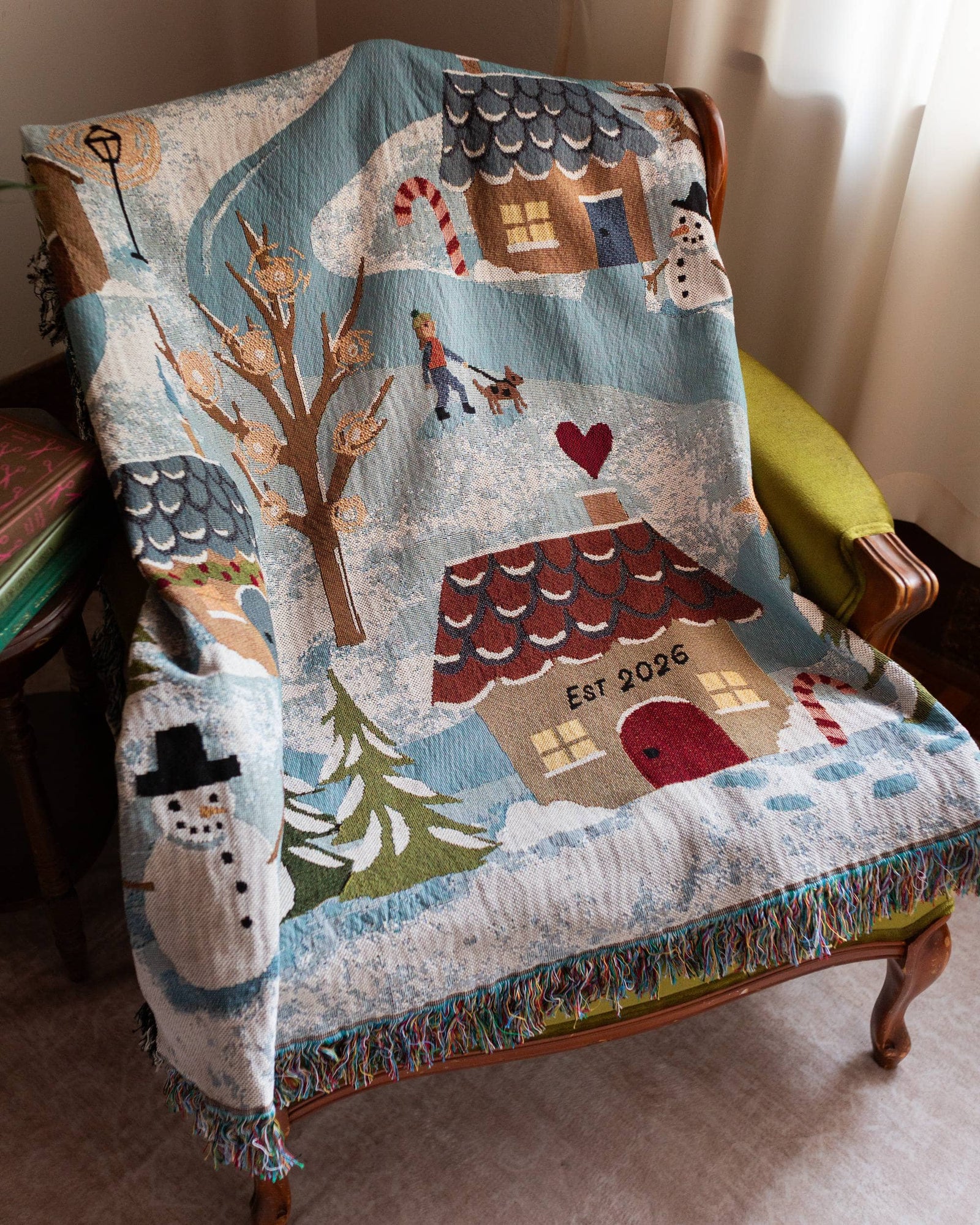 Christmas Village Blanket