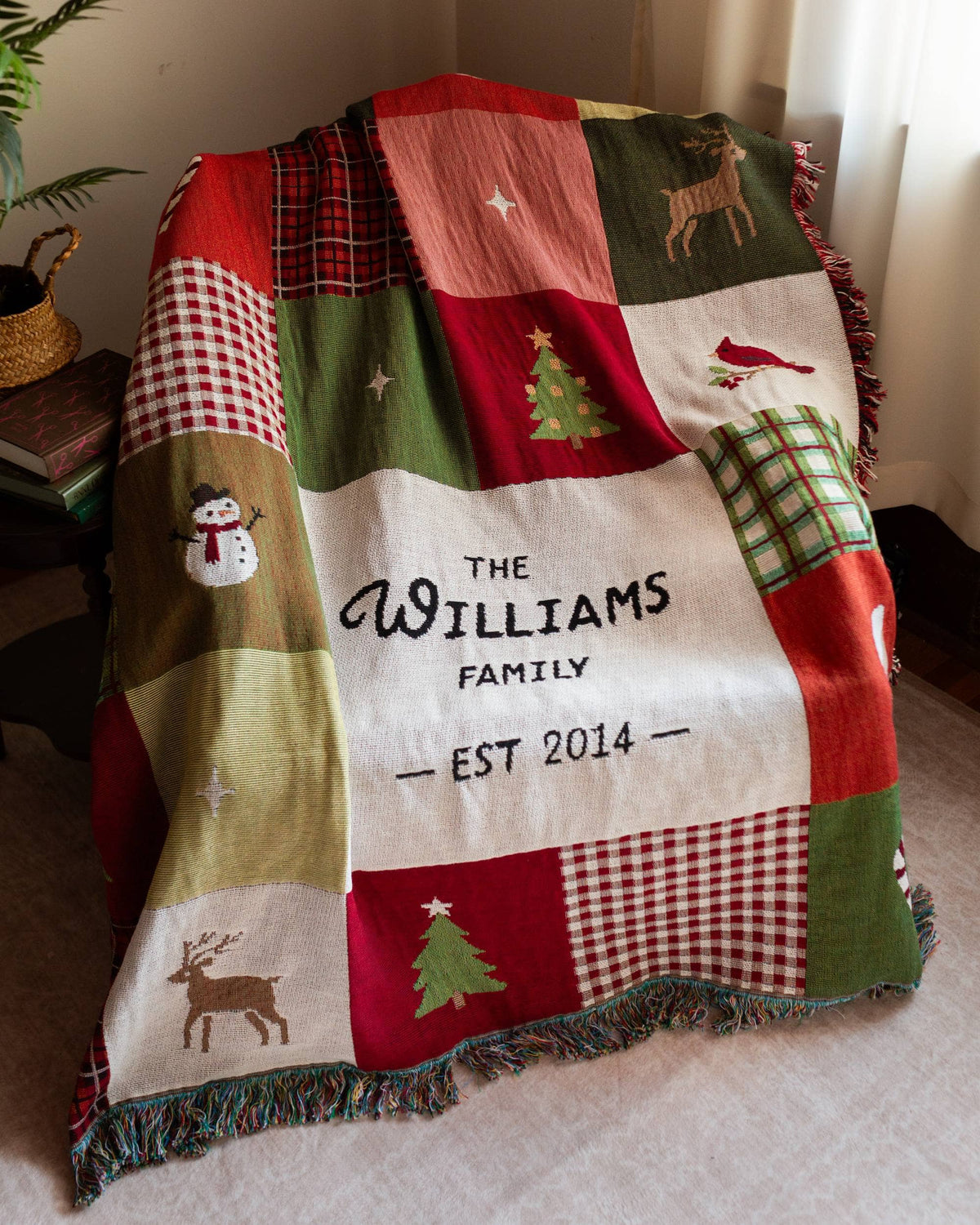 Christmas Patchwork Blanket