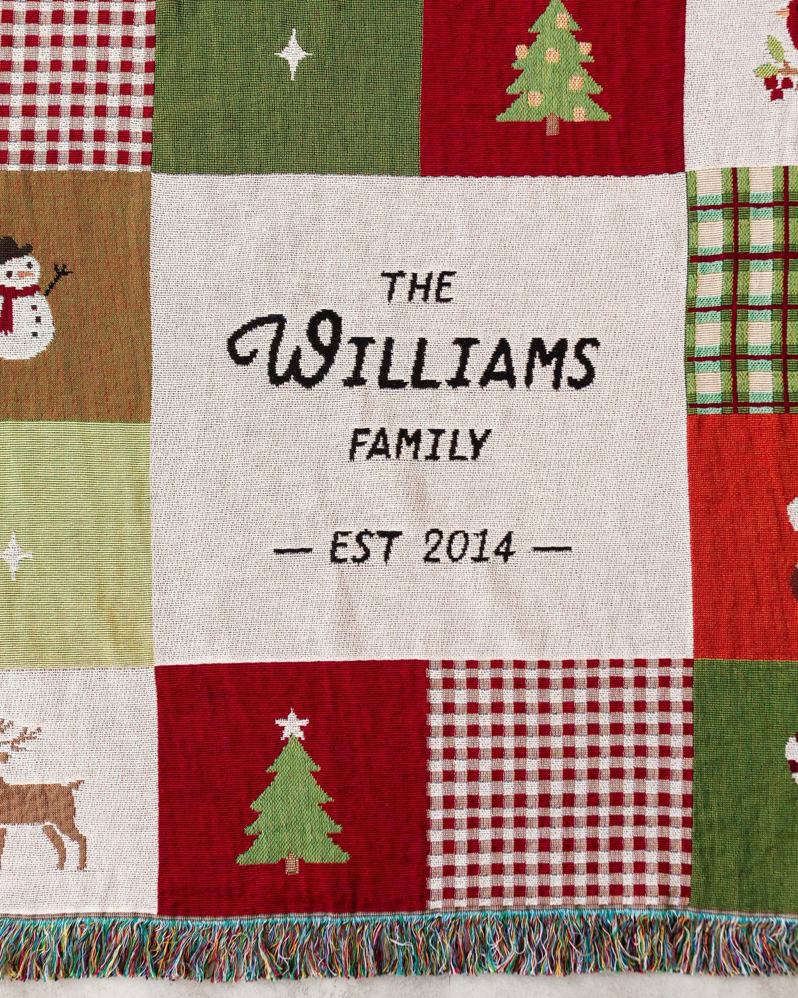 Christmas Patchwork Blanket