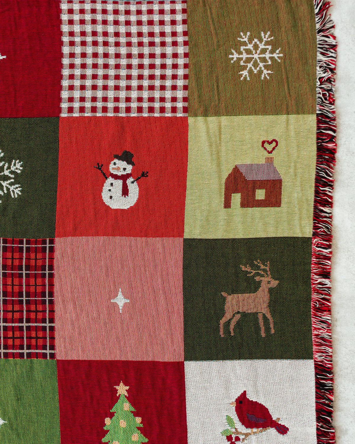 Christmas Patchwork Blanket