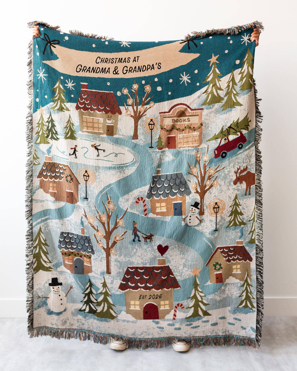 Christmas Village Blanket