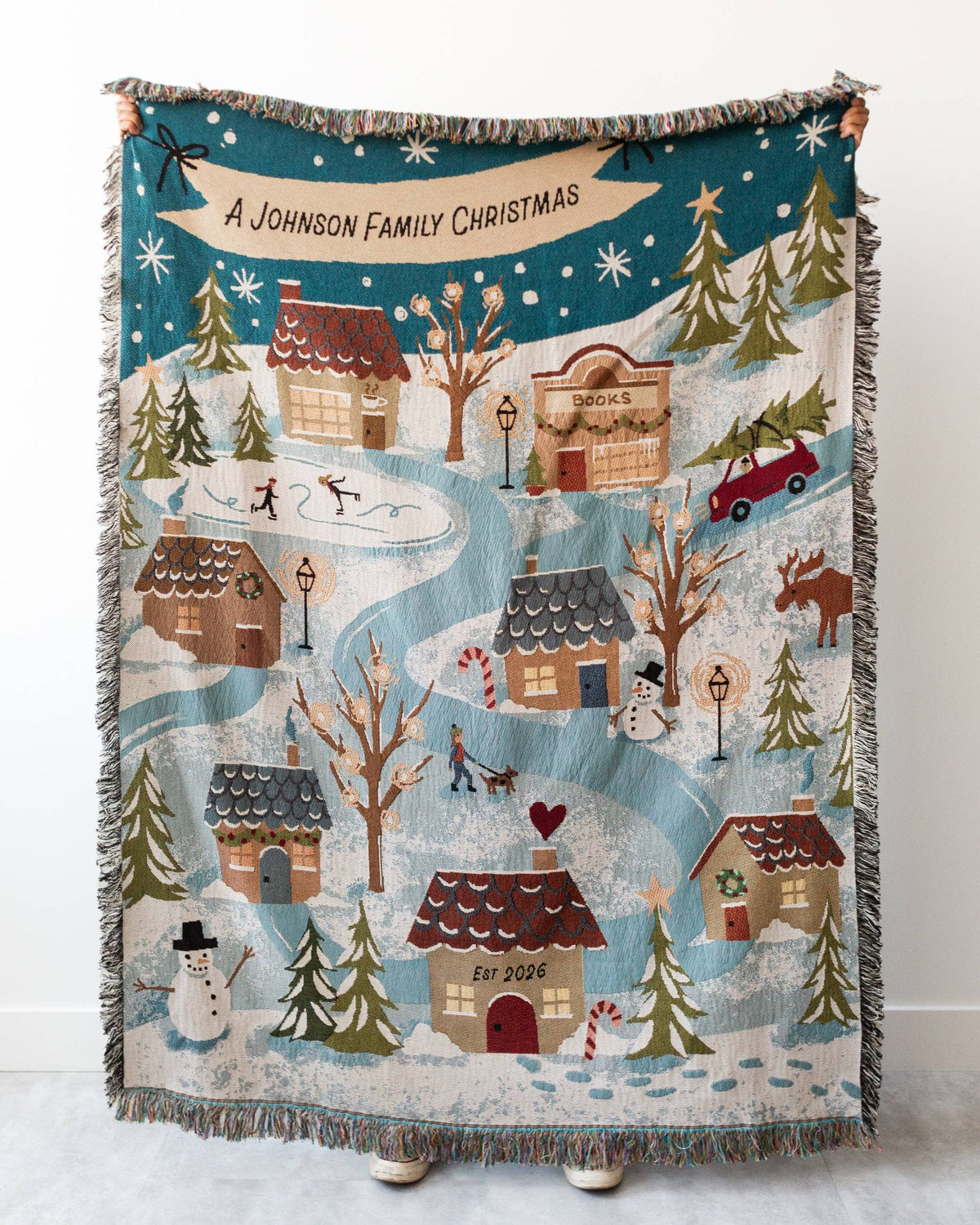 Christmas Village Blanket