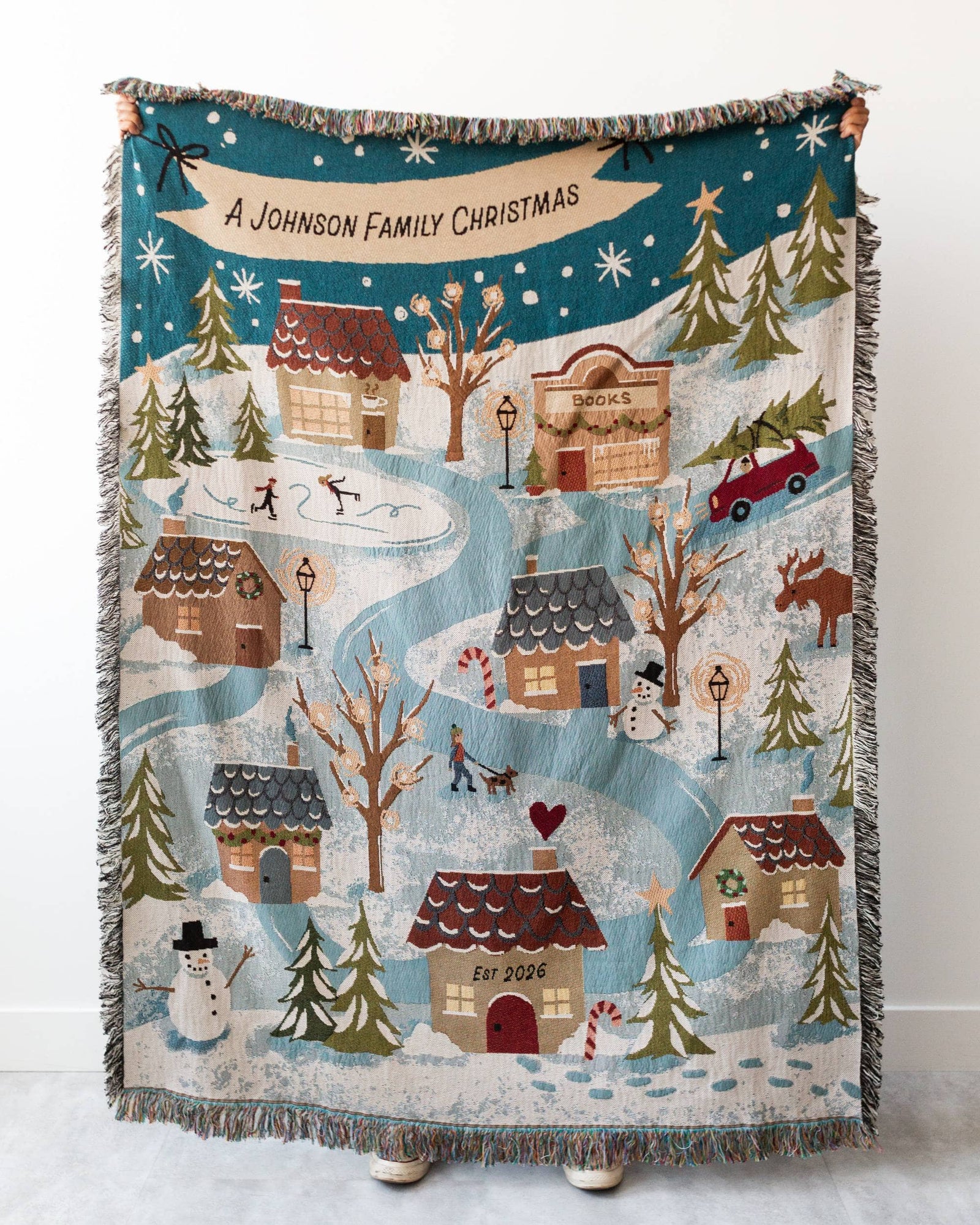 Christmas Village Blanket