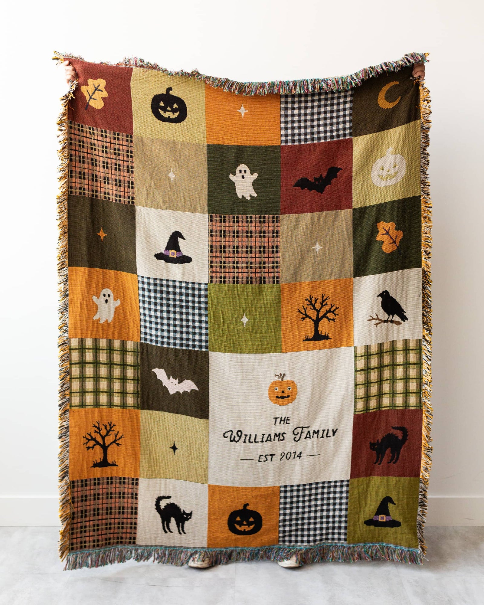Halloween Patchwork Blanket