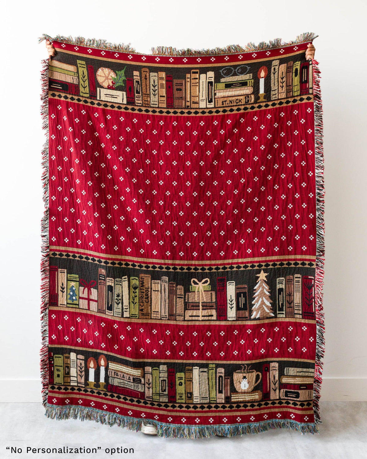 Christmas Books Blanket