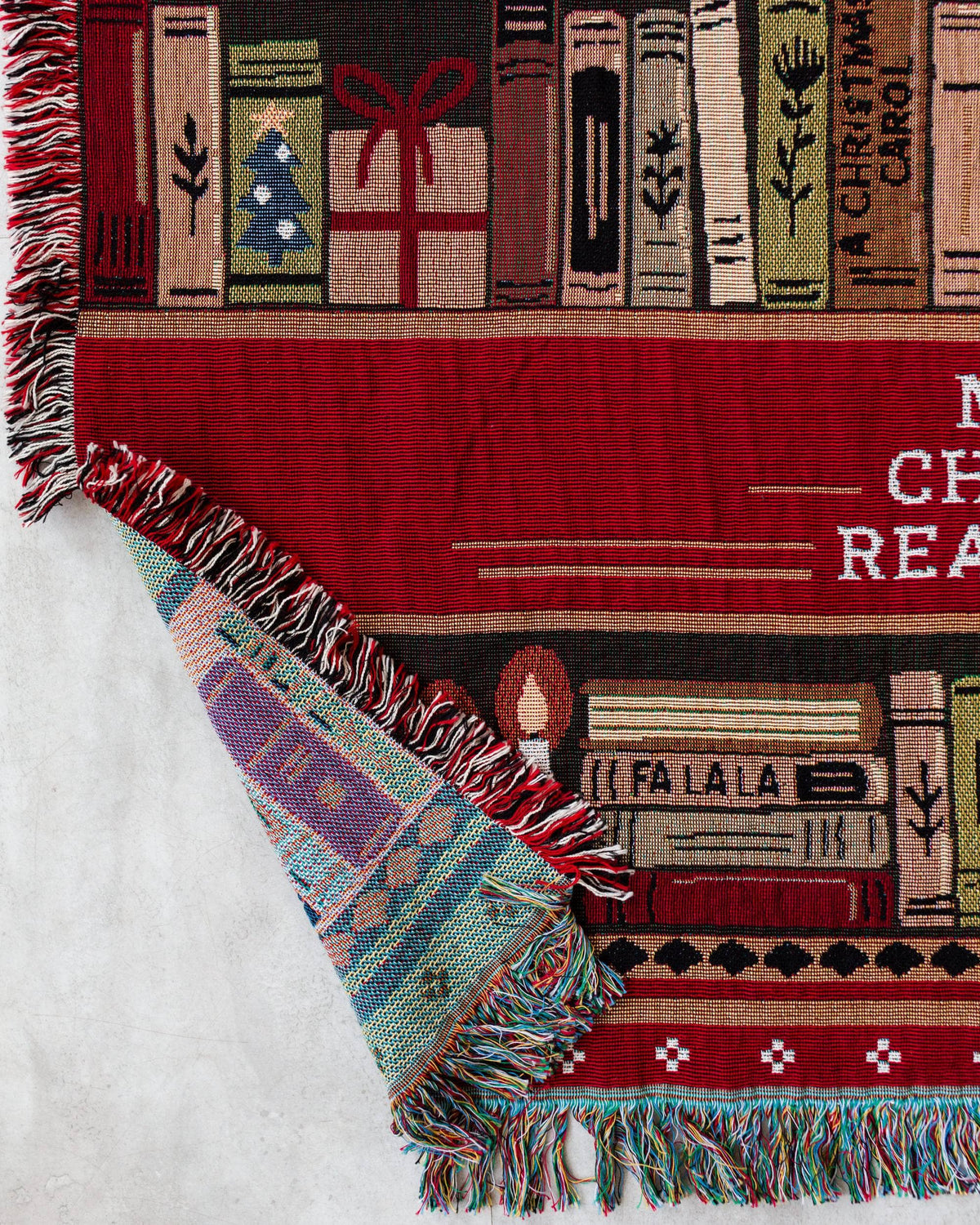 Christmas Books Blanket