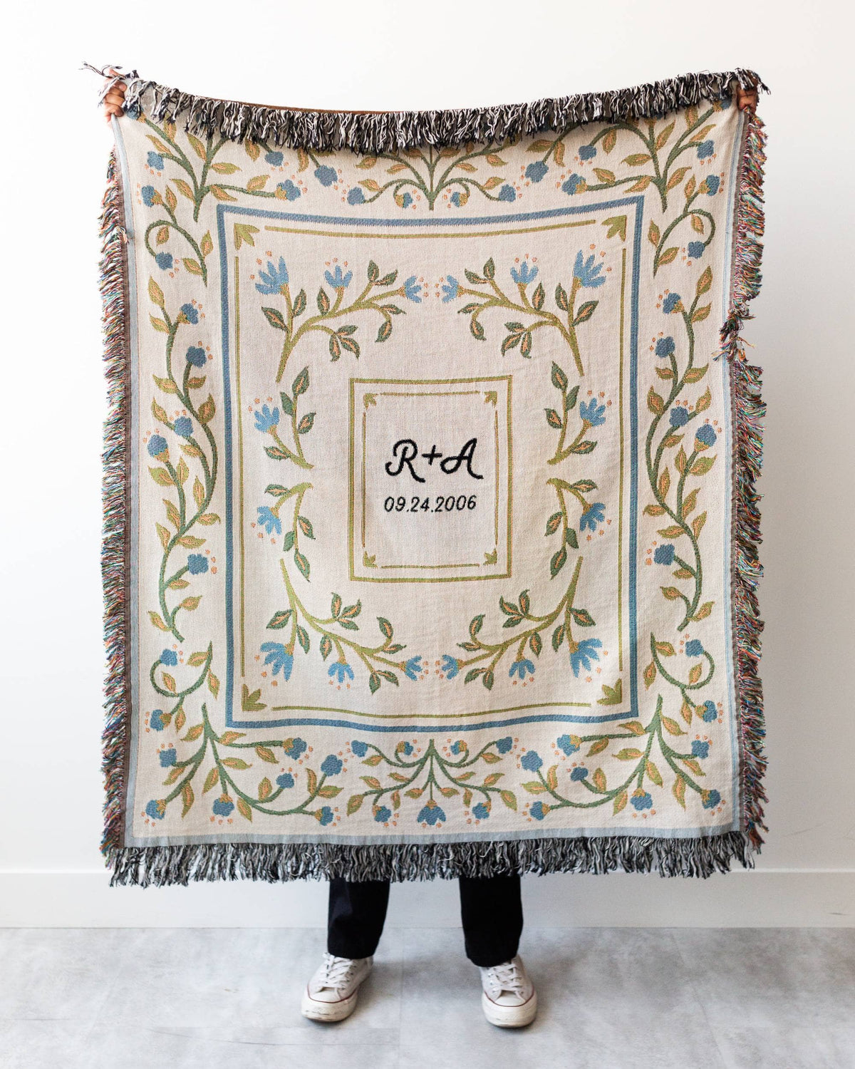 Floral Anniversary Blanket