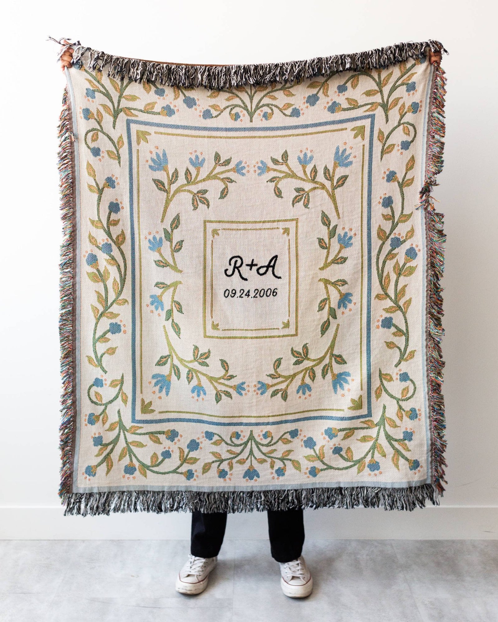 Floral Anniversary Blanket