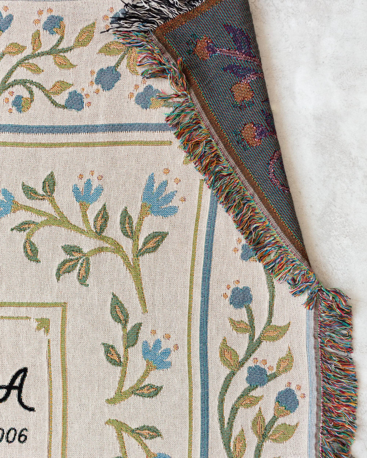 Floral Anniversary Blanket